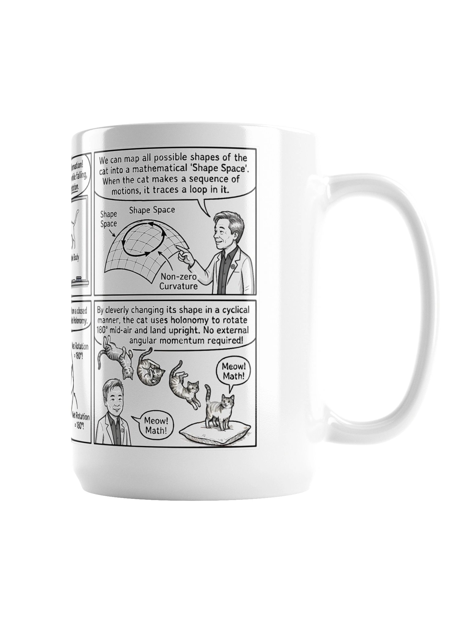 Meow! Math Cat-Righting (explained by Melvin) Comic Mug product image (3)