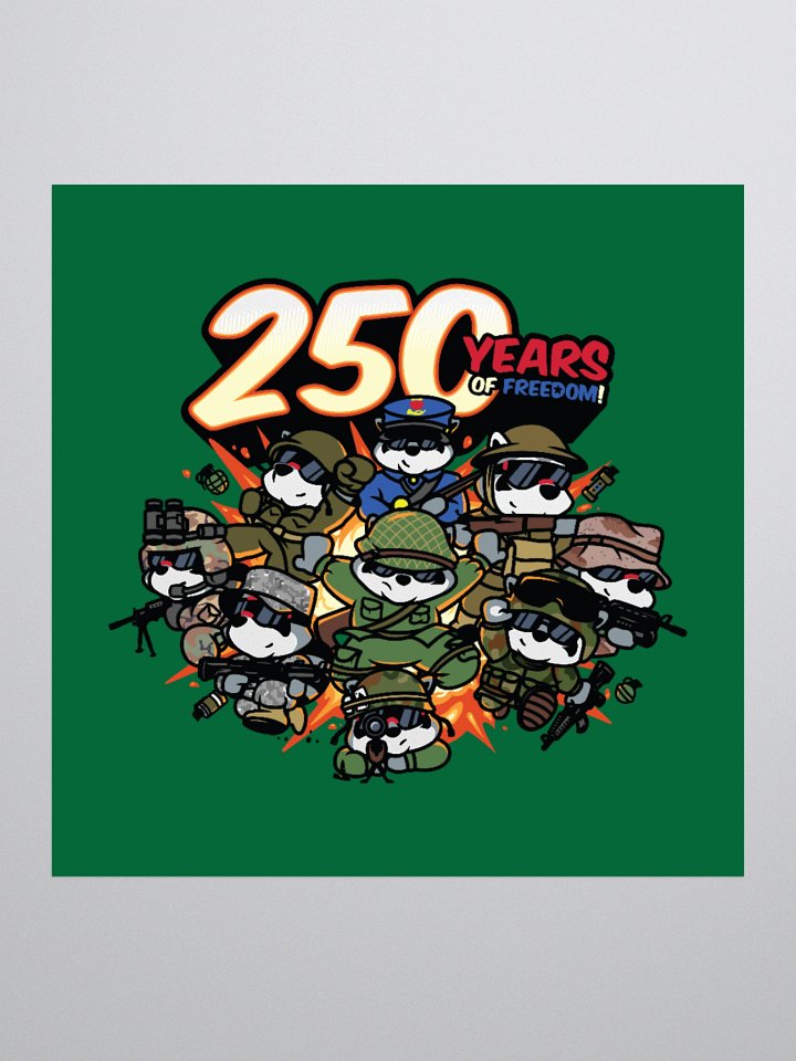 250 Years Of Freedom Sticker product image (1)