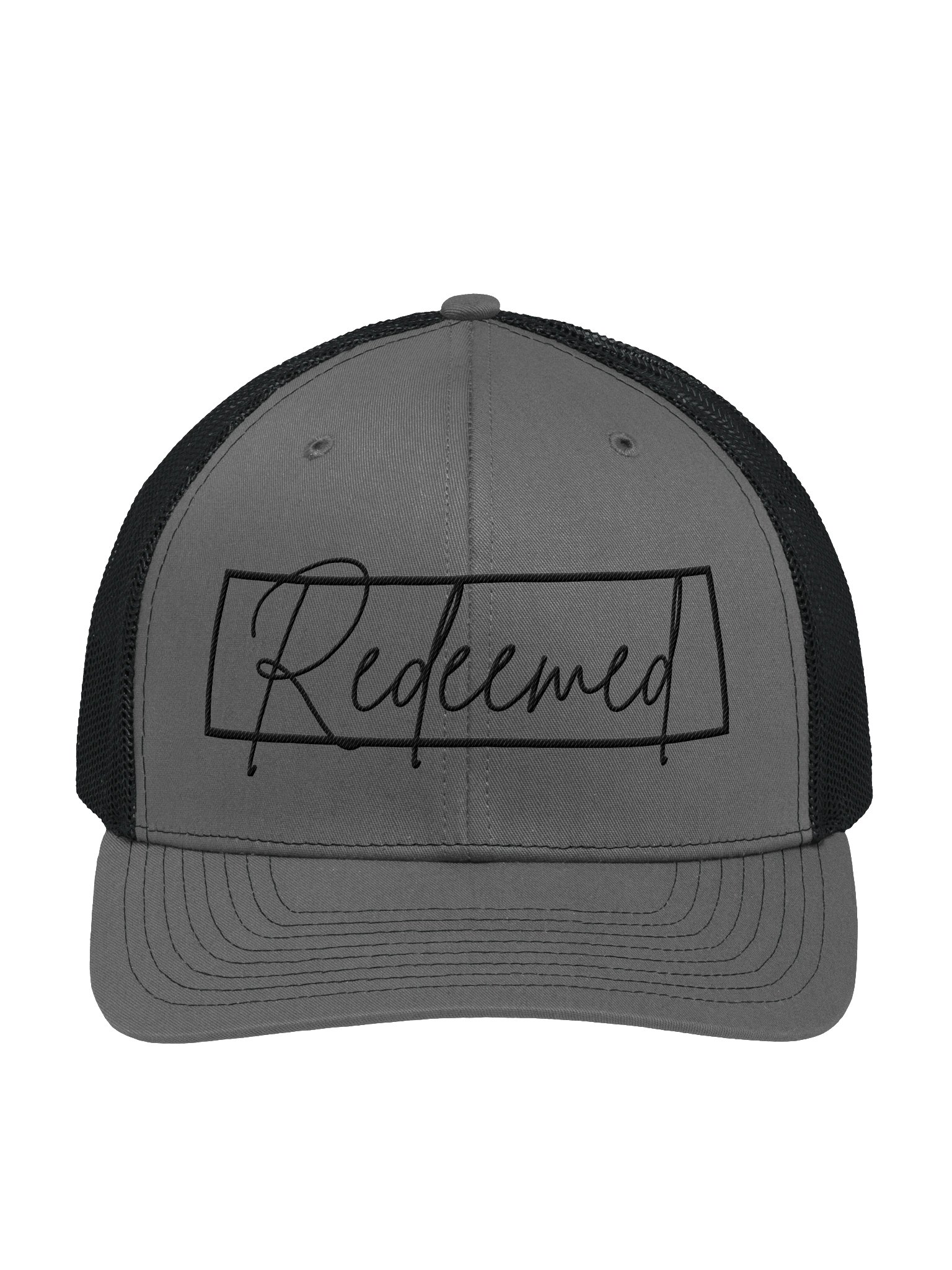 Redeemed Trucker Hat – Christian Hat for Men & Women | Faith-Based Apparel by God and Grit product image (3)