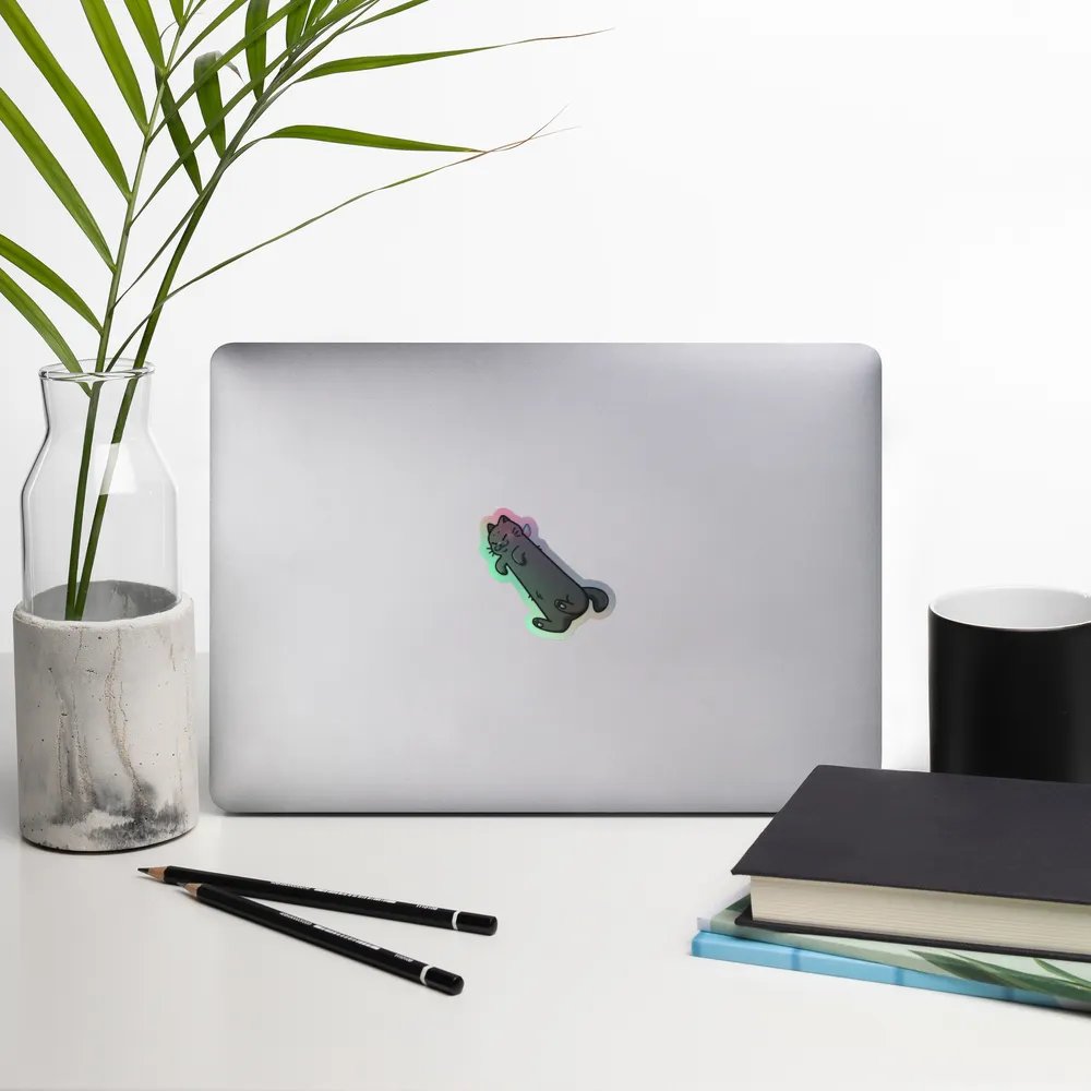 Long Boobi Holographic Sticker product image (12)