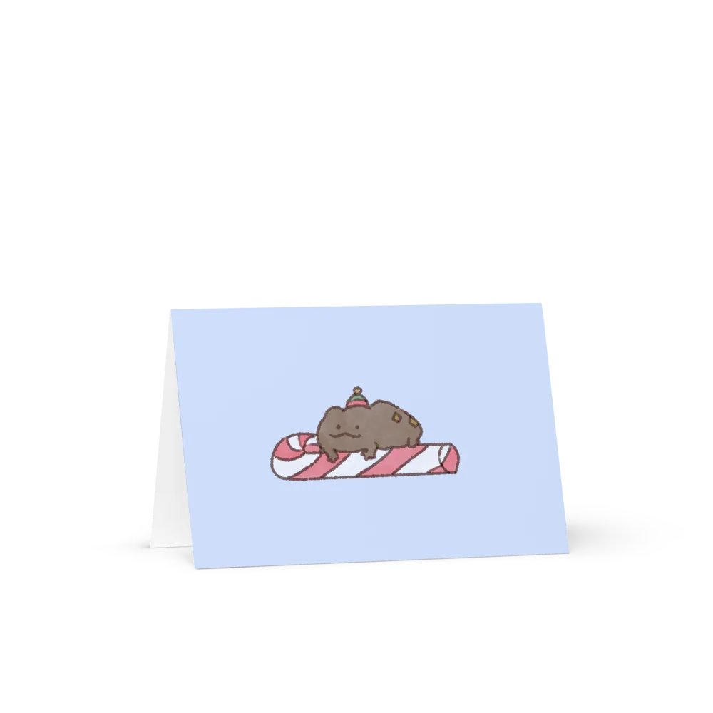 Candy Cane Frog Greeting Card product image (5)