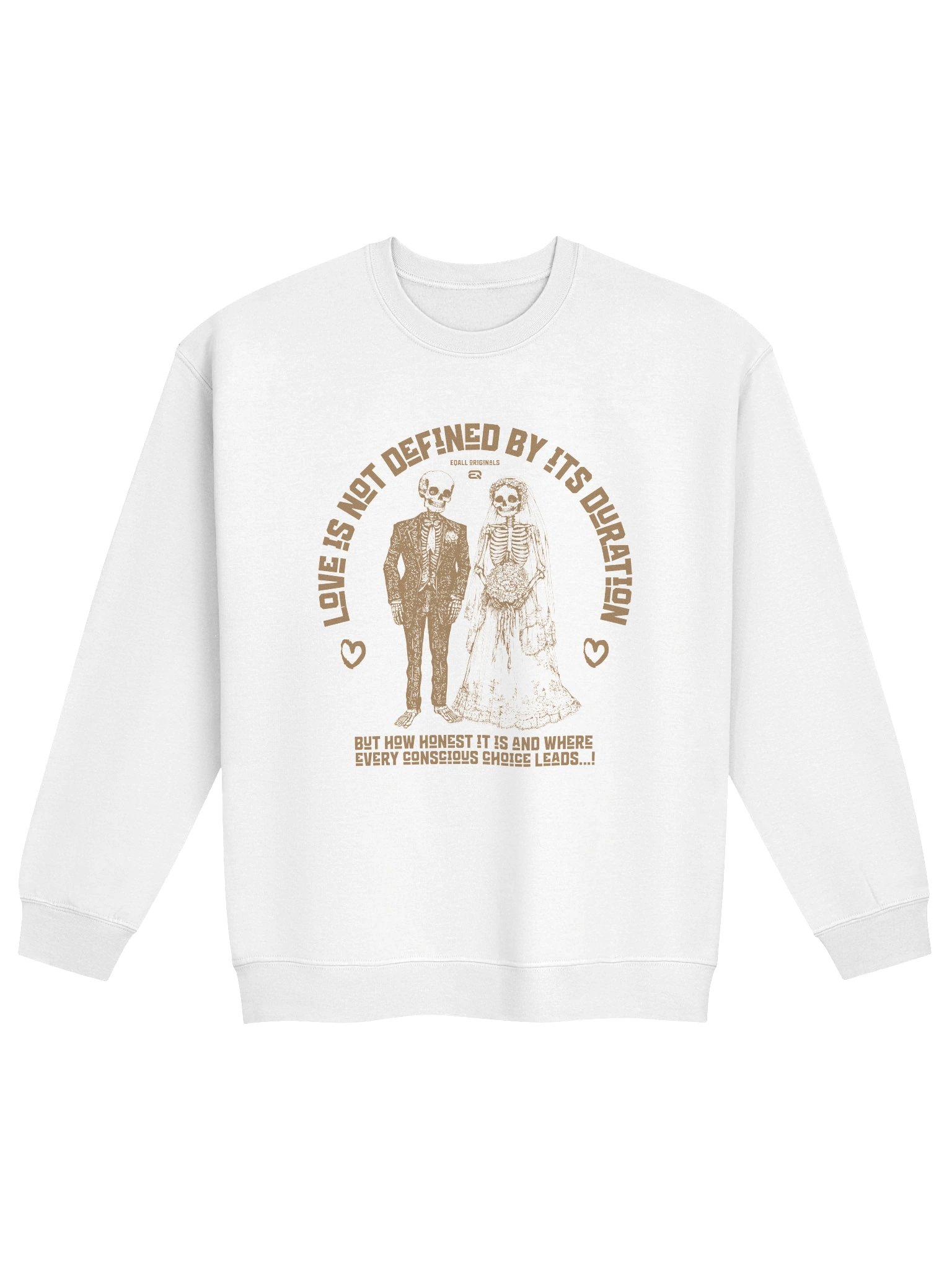 Love is (not) defined by... Unisex Gildan Crewneck_R3CVR.i by EQALL® Originals_Dark Bronz product image (30)