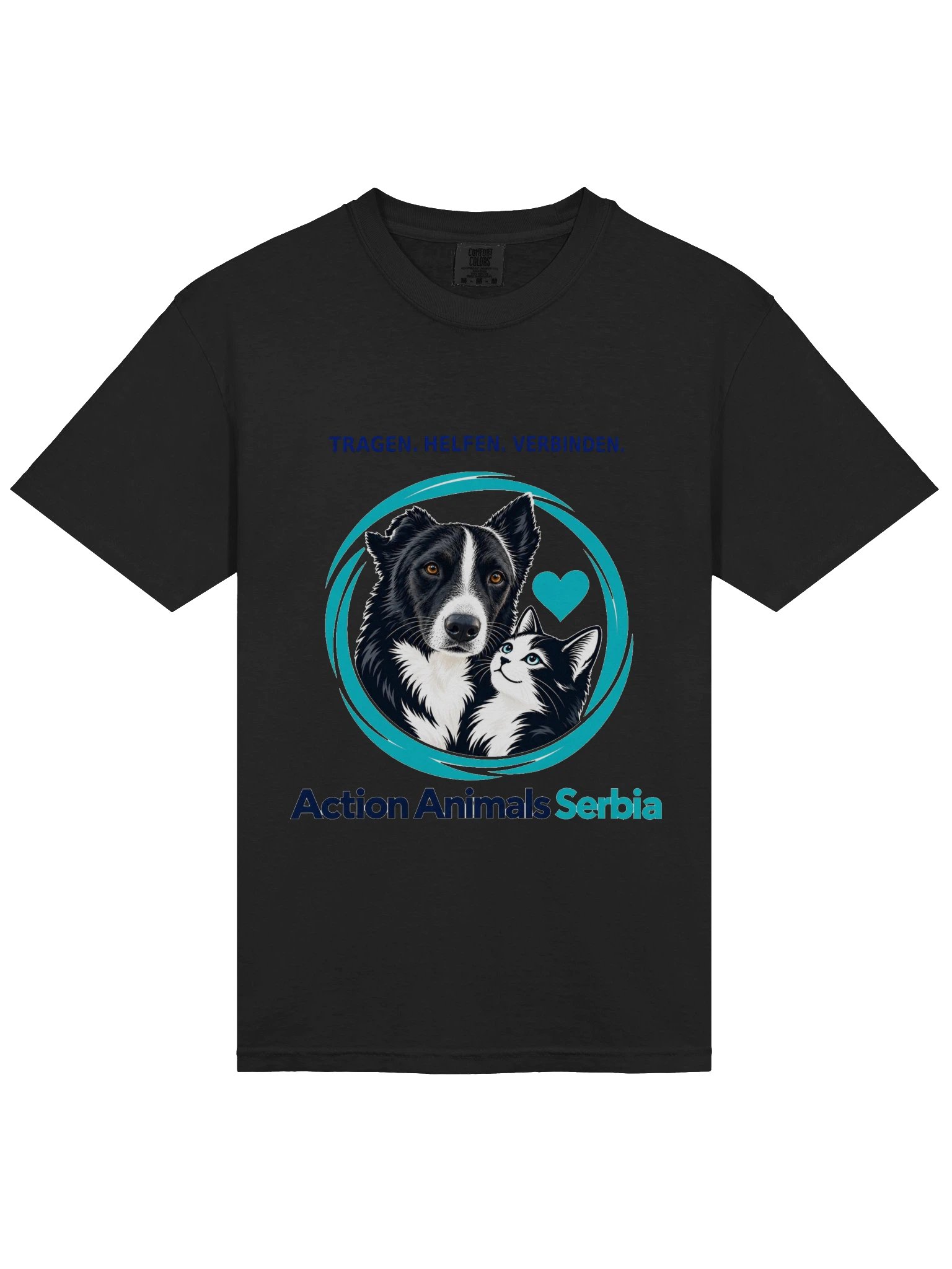 TRAGEN. HELFEN. VERBINDEN. – Statement Shirt | Action Animals Serbia product image (33)