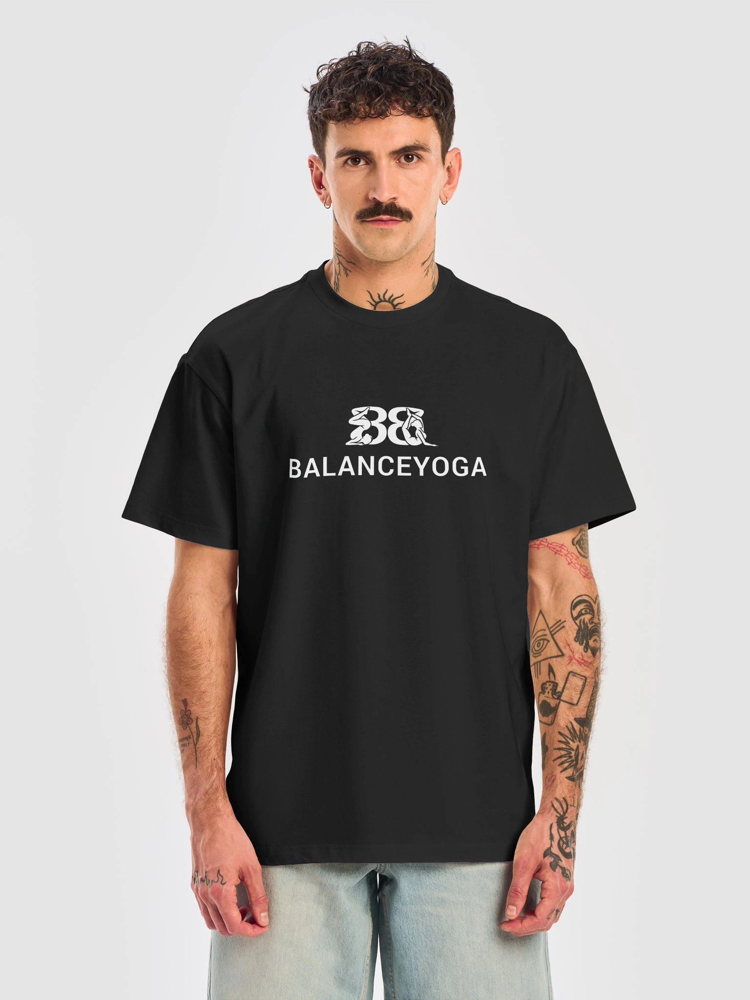 Balance Yoga Logo Oversized Tee product image (5)