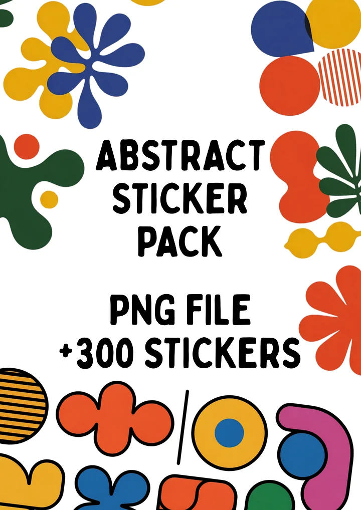 Abstract Sticker Pack product image (1)