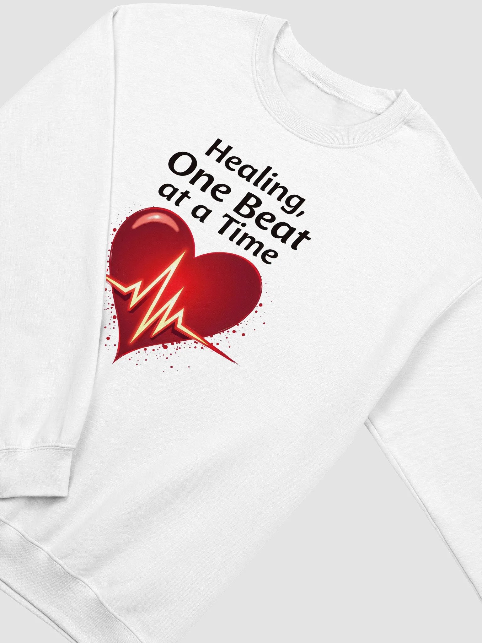 Healing Heartbeat Crewneck Sweatshirt product image (8)