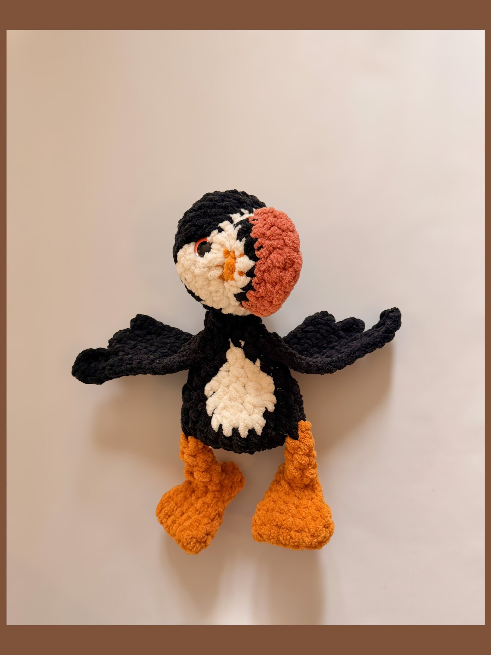 Crochet Pattern: Lundi the Little Puffin Snuggler PDF - US Terms product image (6)