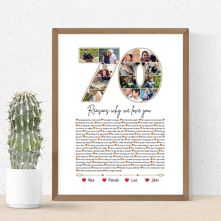 70 Reasons Why We Love You Canva Template product image (2)