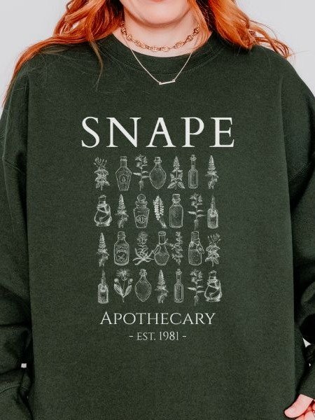 Potion Master's Apothecary Cozy Minimalist Fall Sweatshirt product image (3)