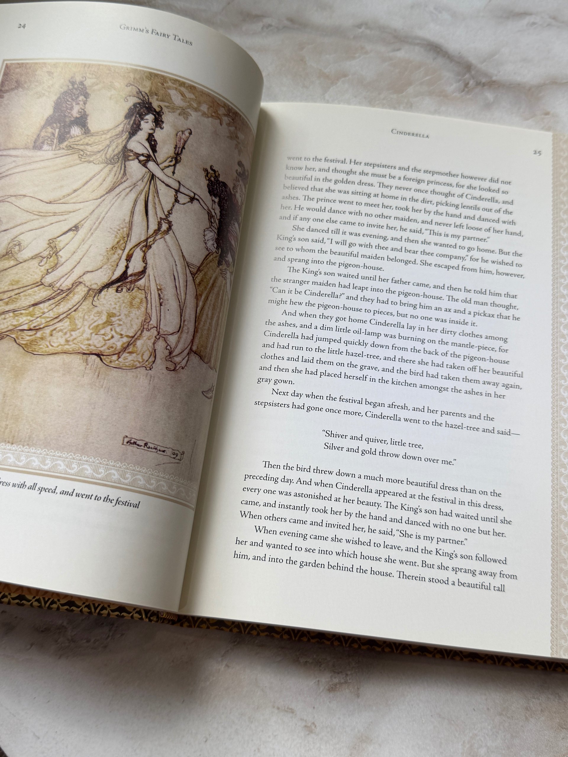 2018 | Grimm’s Fairy Tales | Brothers Grimm | Arthur Rackham Illustrated Hardcover product image (5)