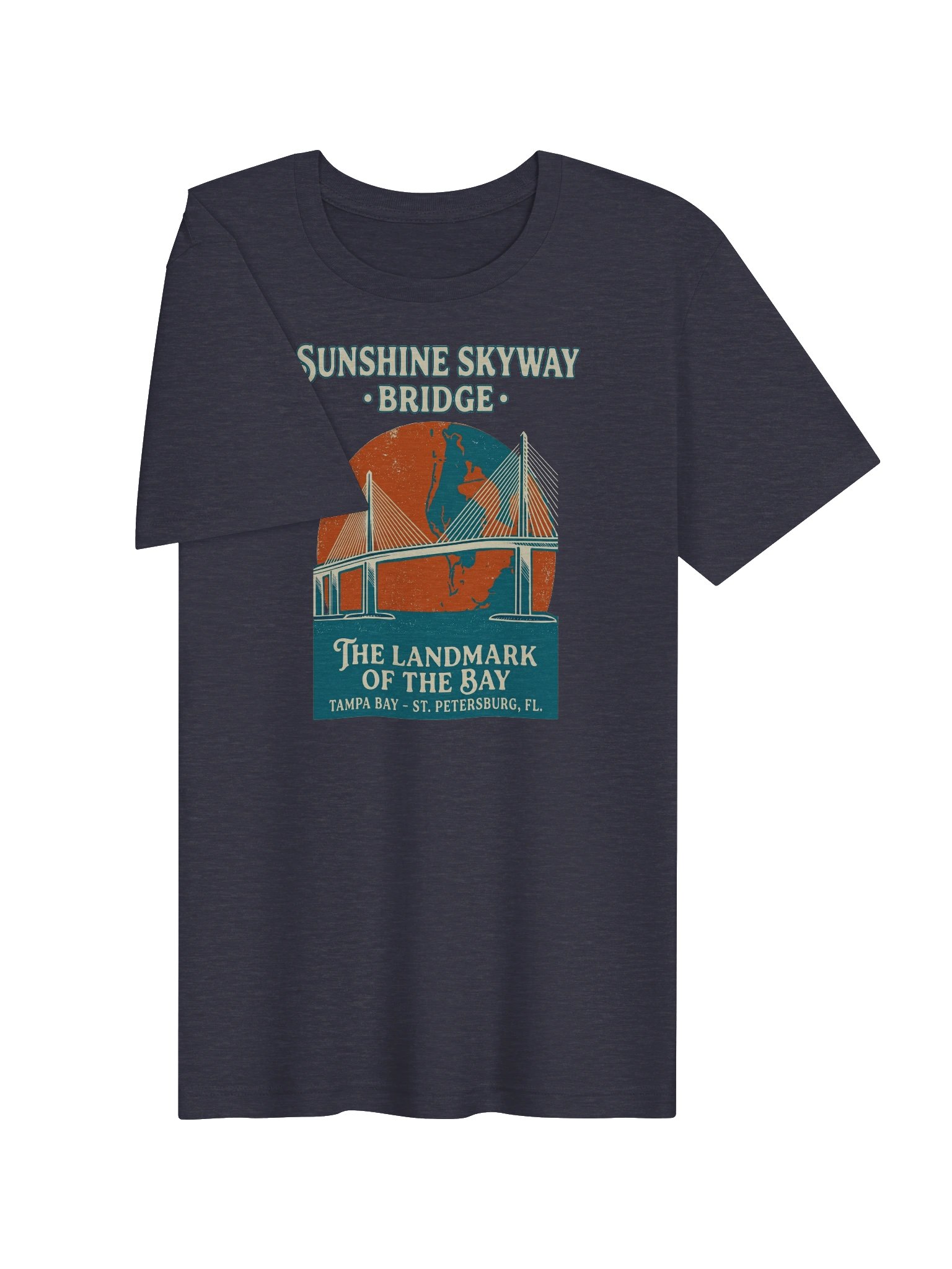 Sunshine Skyway The Landmark of the Bay Tee product image (53)