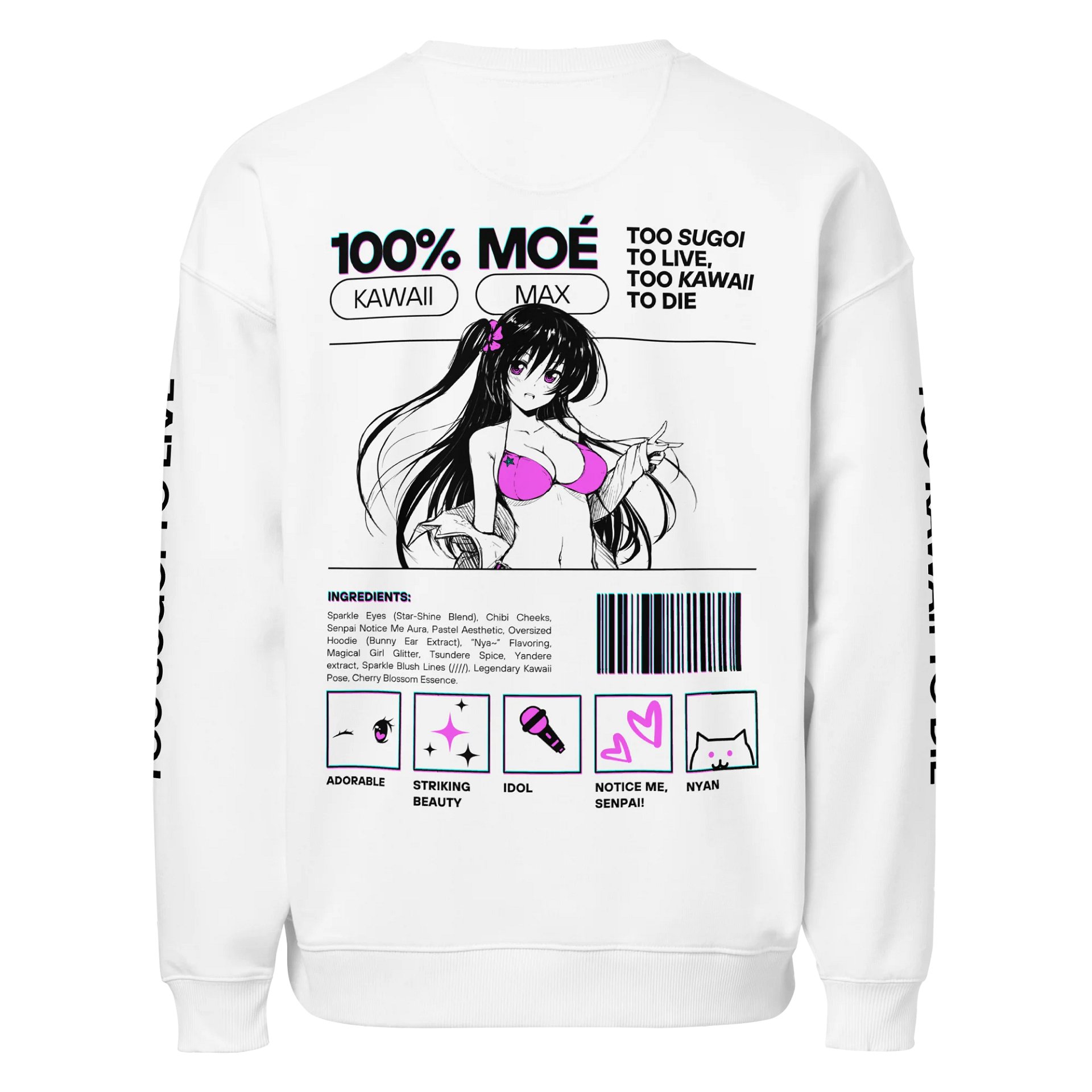 Too Sugoi/Too Kawaii labeled sweatshirt product image (5)
