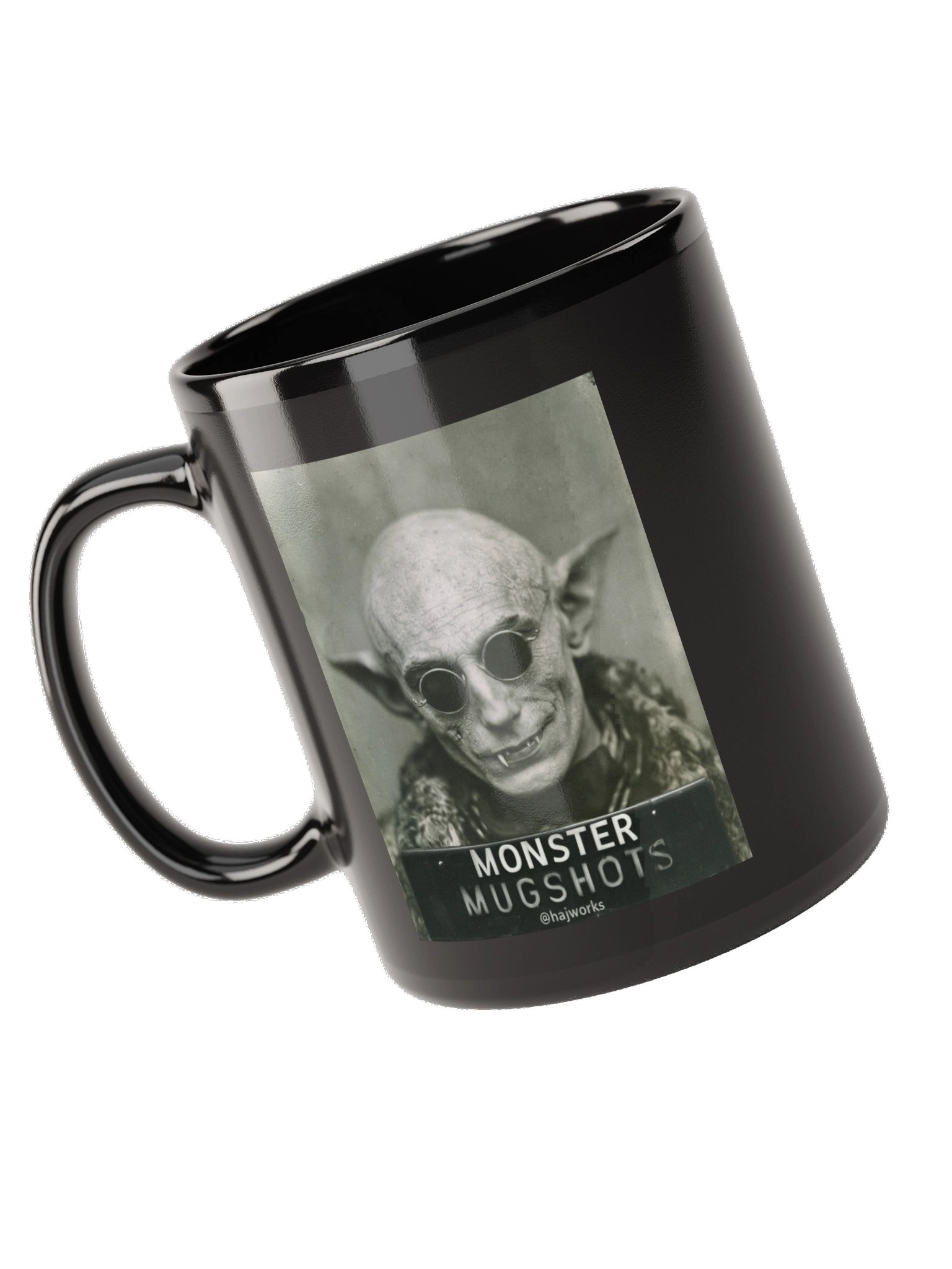 Monster Mugshots No. 002 - Black Ceramic Mug product image (5)
