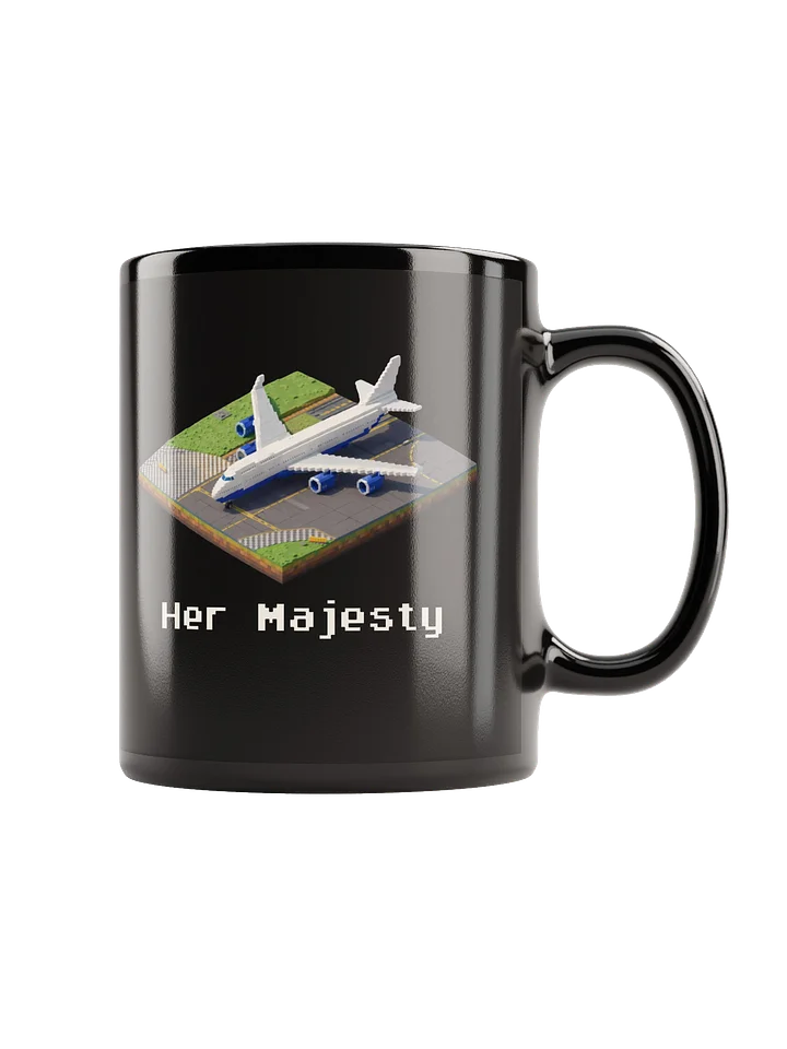 "Her Majesty" Queen White Boeing 747 Mug product image (1)