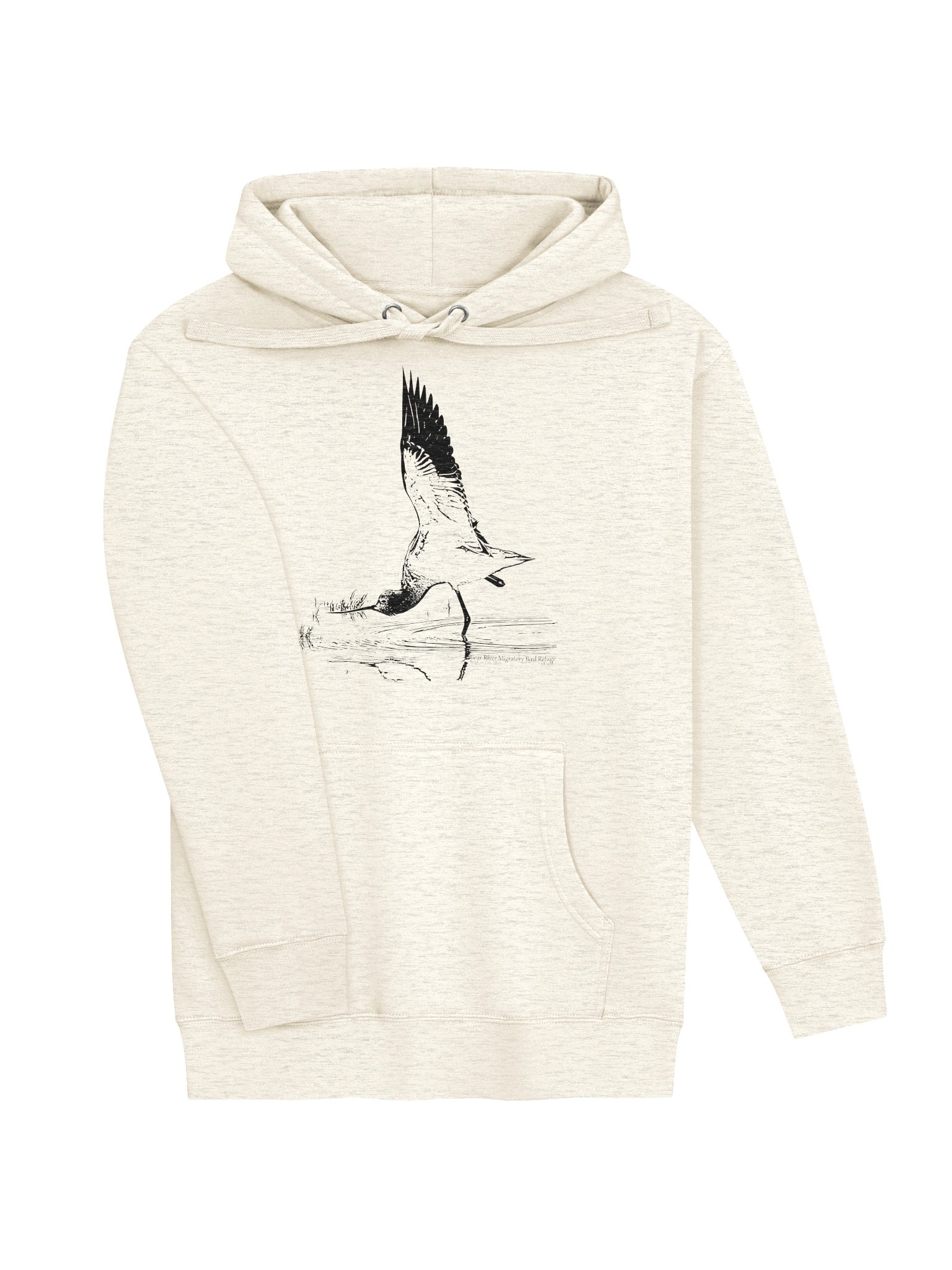 Stretching American Avocet Premium Hoodie product image (51)