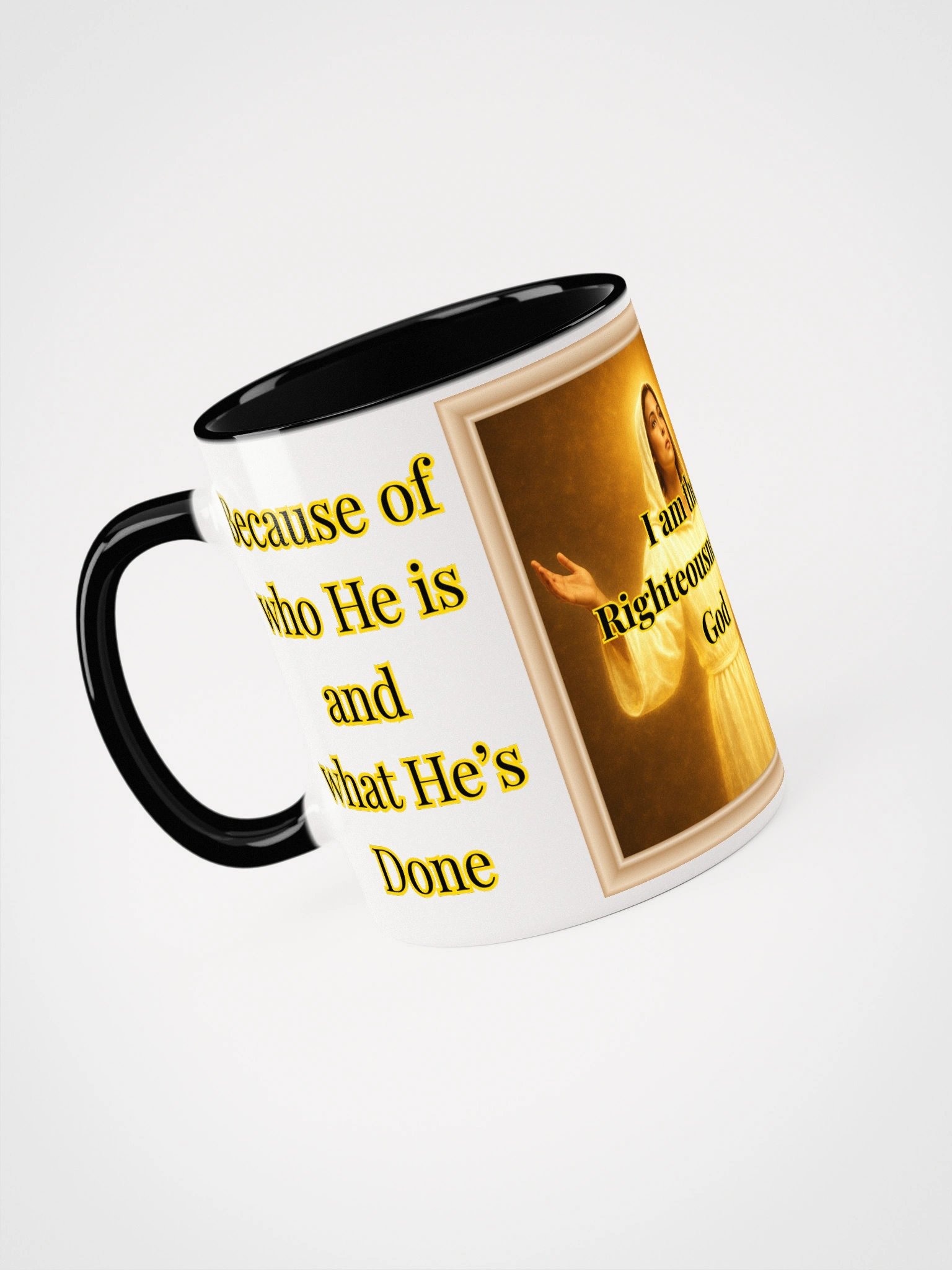 I am the Righteousness of God (Female) 2-Tone Ceramic Mug product image (41)