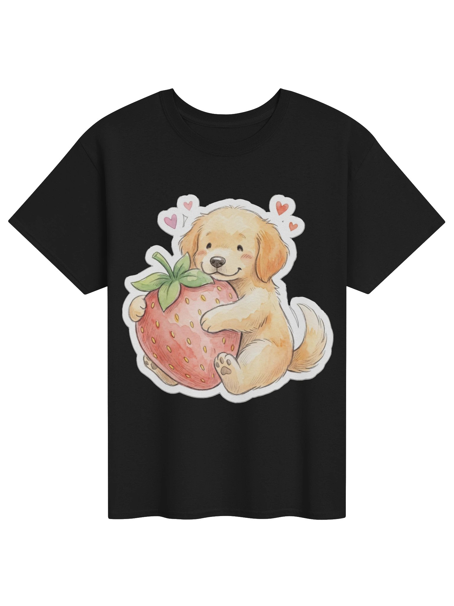 Strawberry Hug Golden Tee product image (1)