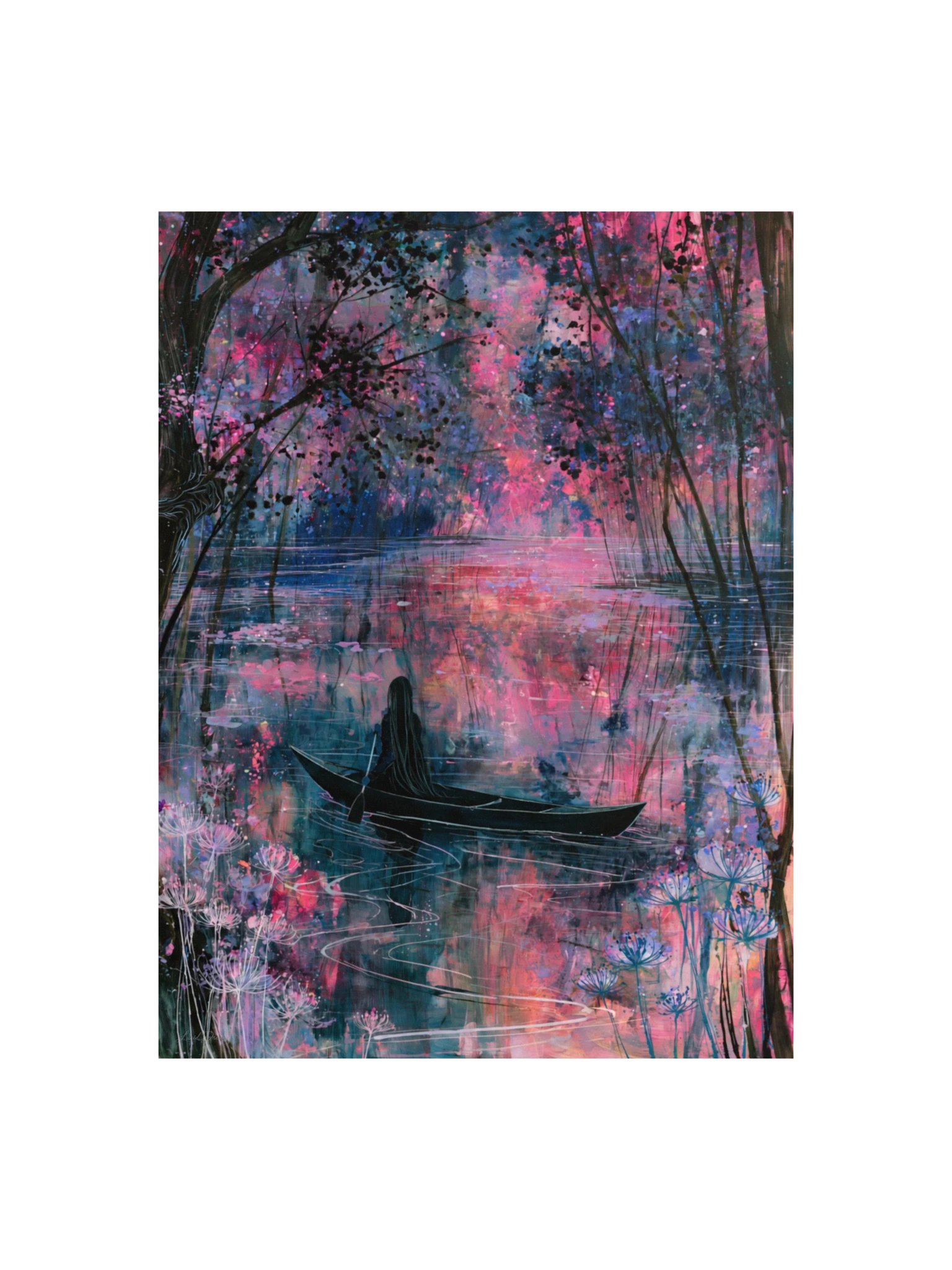 Moonlit Boat Art Print — The Silent Boat product image (5)