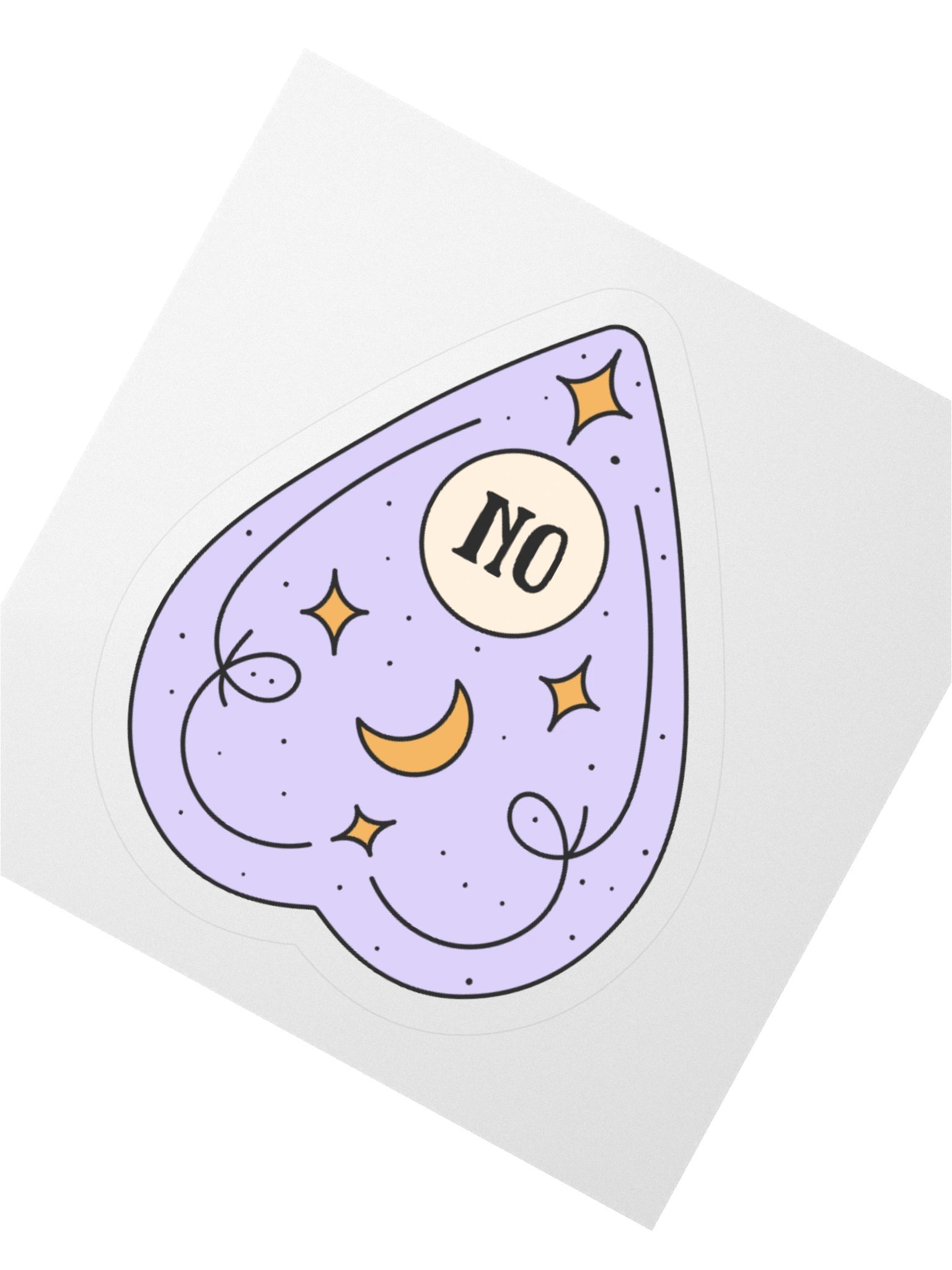 "No" Ouija Board Response Sticker product image (2)