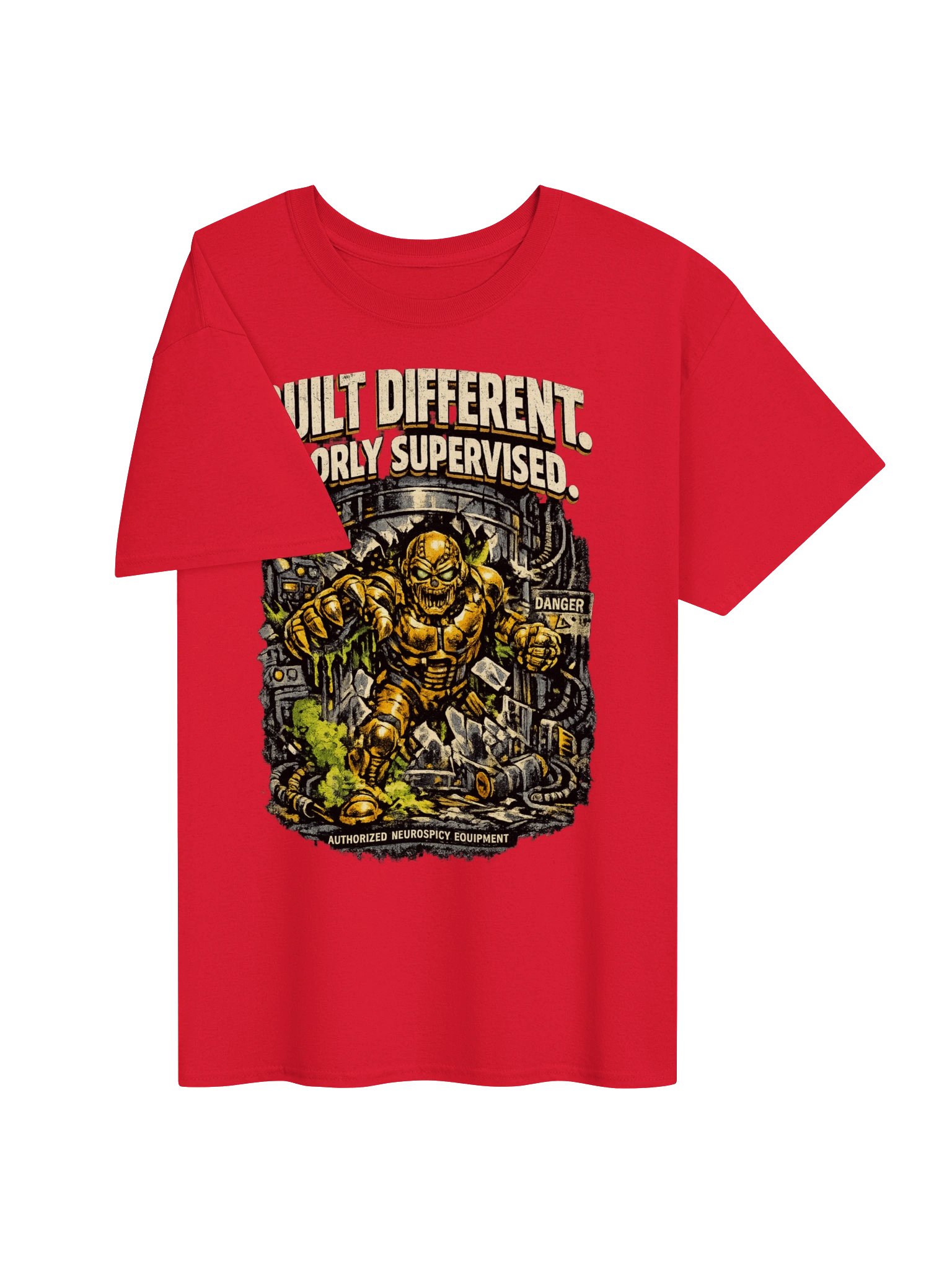 Built Different: Neurospicy Danger Tee product image (17)