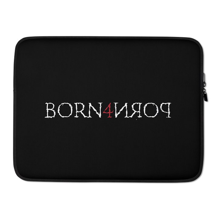 BORN4PORN laptop case product image (2)