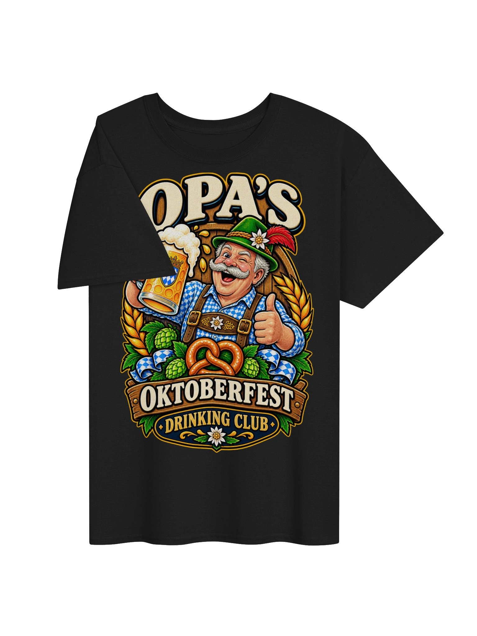Opa’s Oktoberfest Drinking Club German Beer Vintage Tee product image (29)