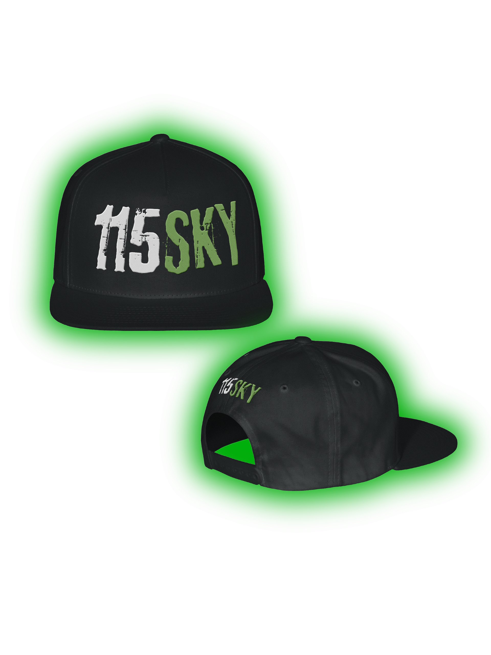 115SKY Flat Snapback Cap product image (1)