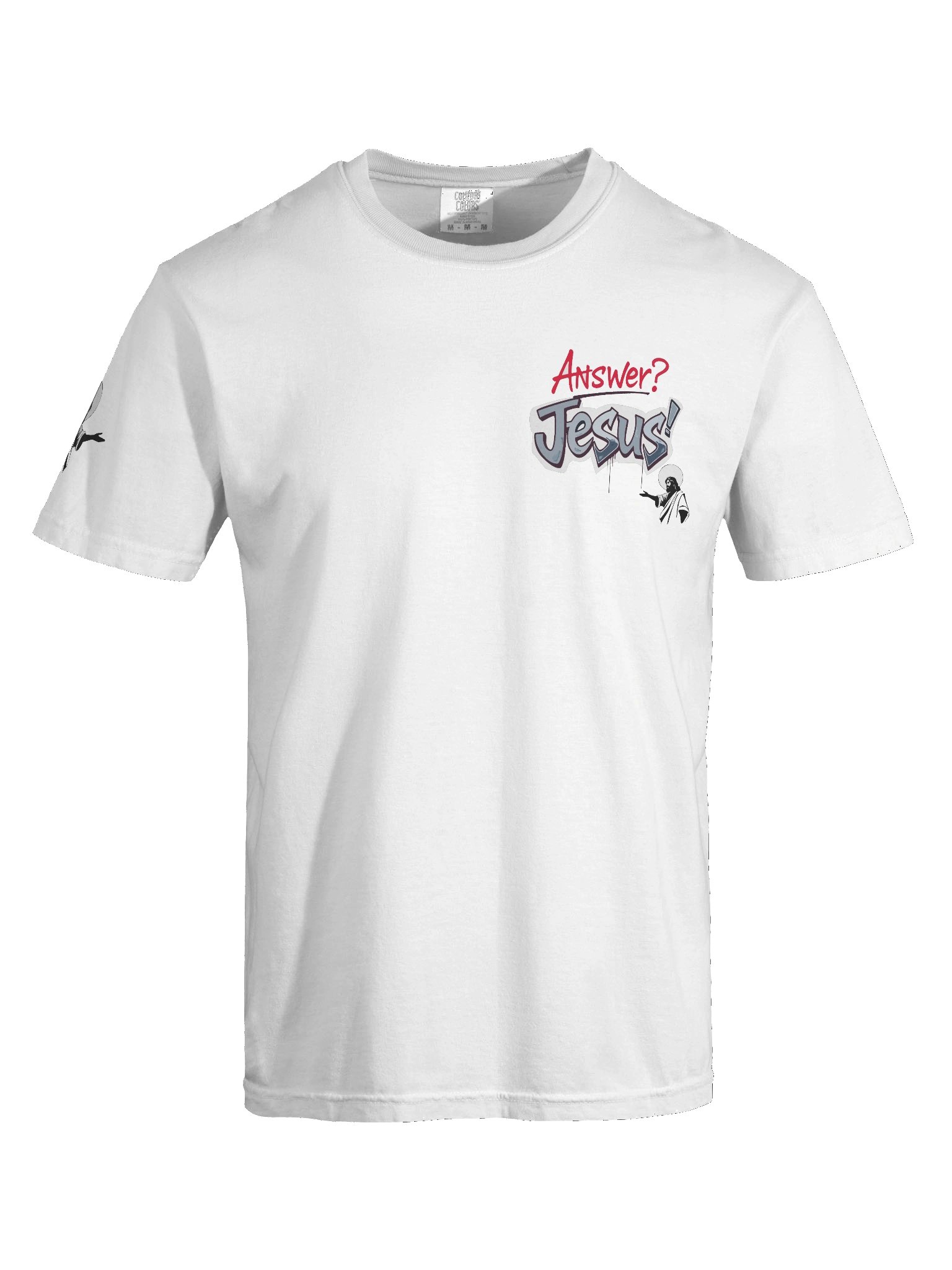 Jesus is the Answer Faith Statement T-shirt product image (6)