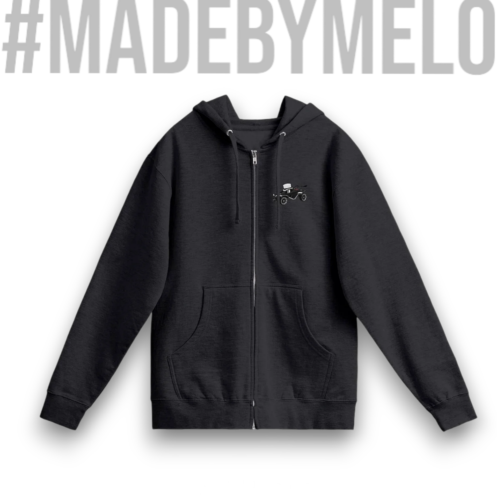 Fancy Carball Bot - Classic Zip Hoodie | #MadeByMELO product image (2)