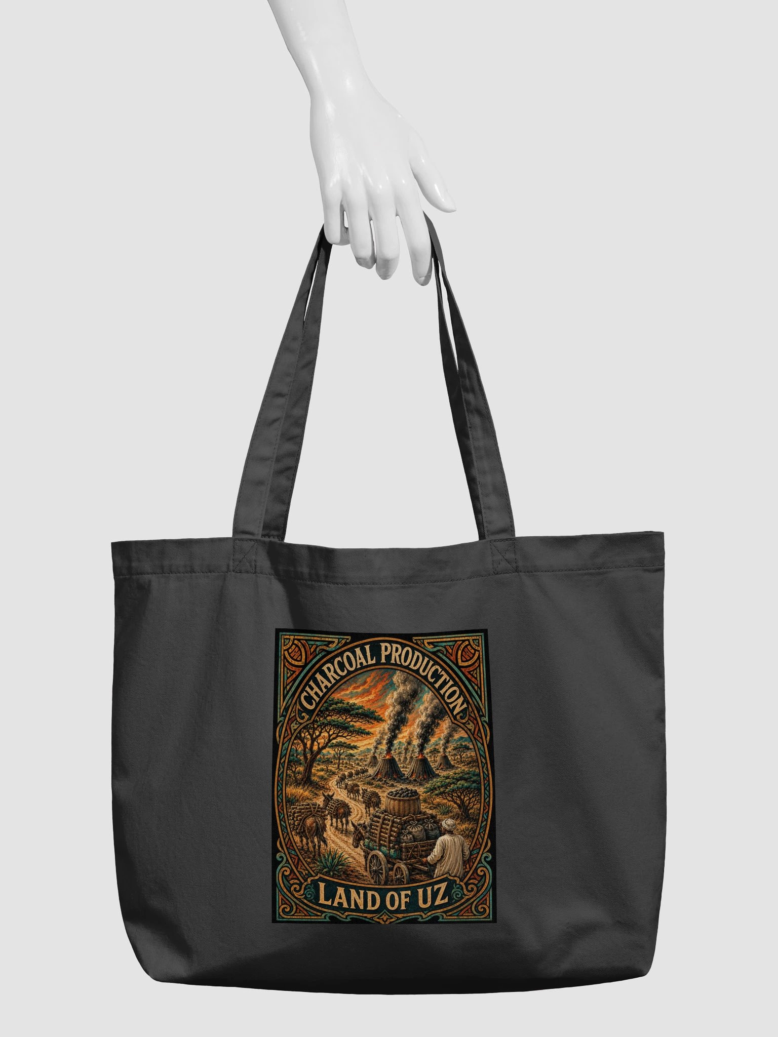 Charcoal Production Tote product image (5)