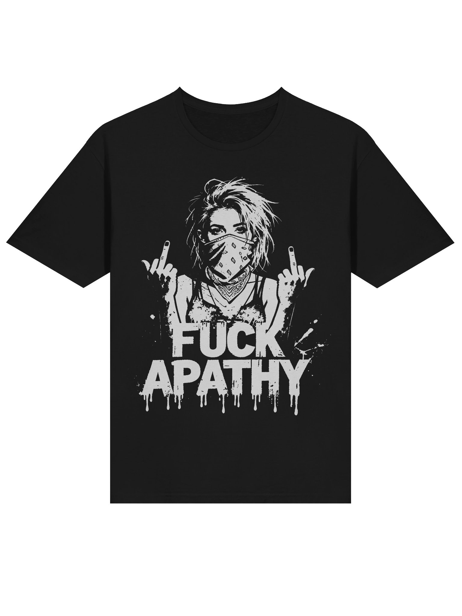 "Fuck Apathy" // Lightweight Tee product image (4)