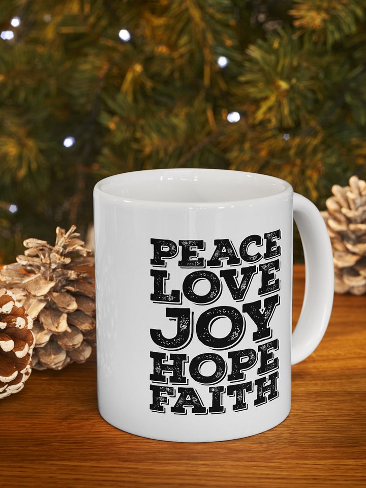 Peace Love Joy Hope Faith product image (1)