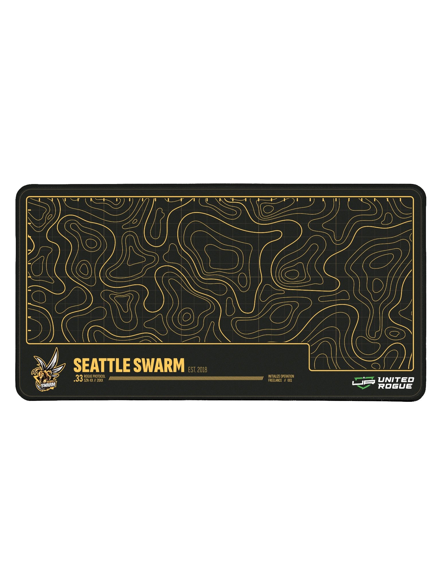 Seattle Swarm Map Desk Mat product image (1)