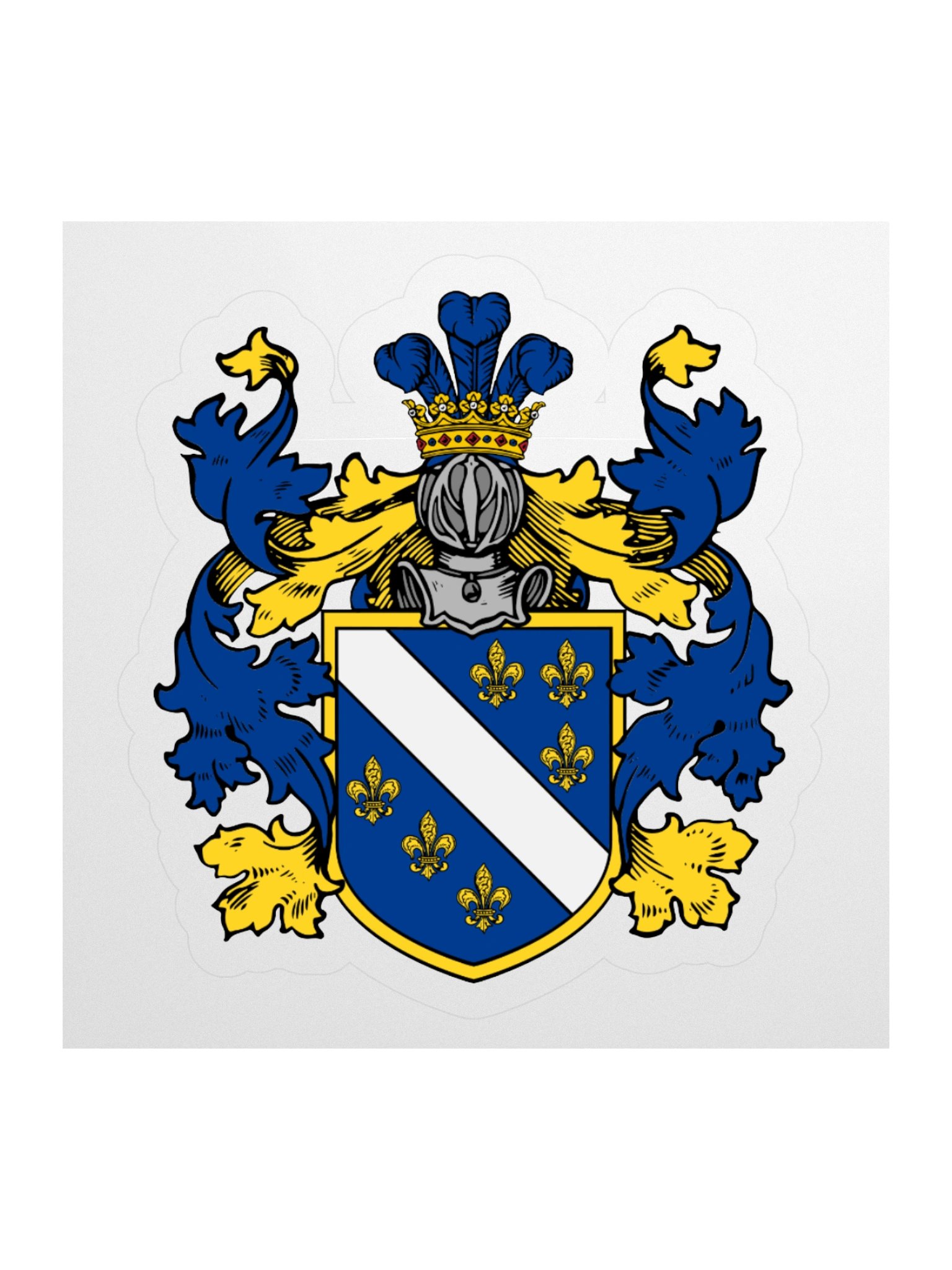 Bosnian Royal Arms Kiss Cut Sticker product image (3)