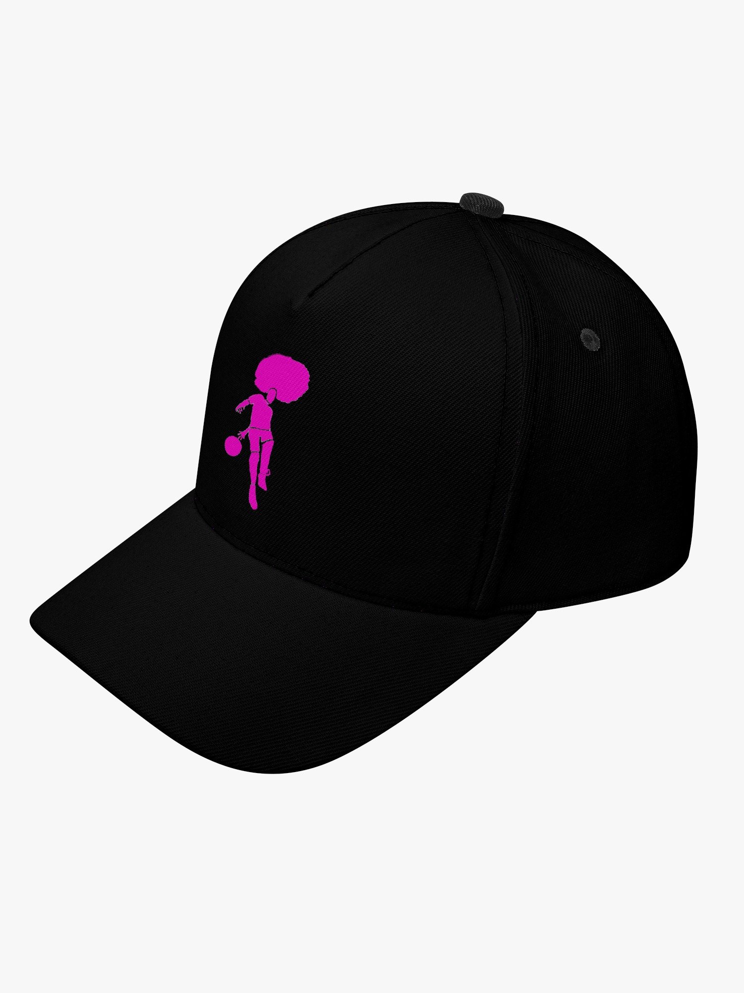 Mo_WithTheFro Black Cap Pink Logo product image (1)