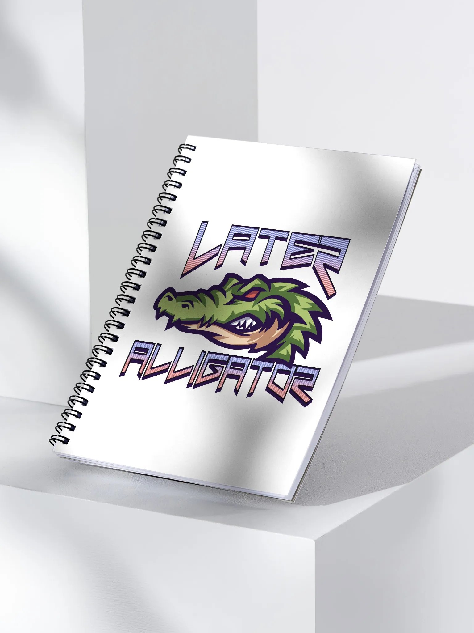 Later Alligator Spiral Notebook product image (3)