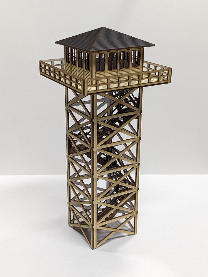 HO Fire Tower with Stairs product image (1)