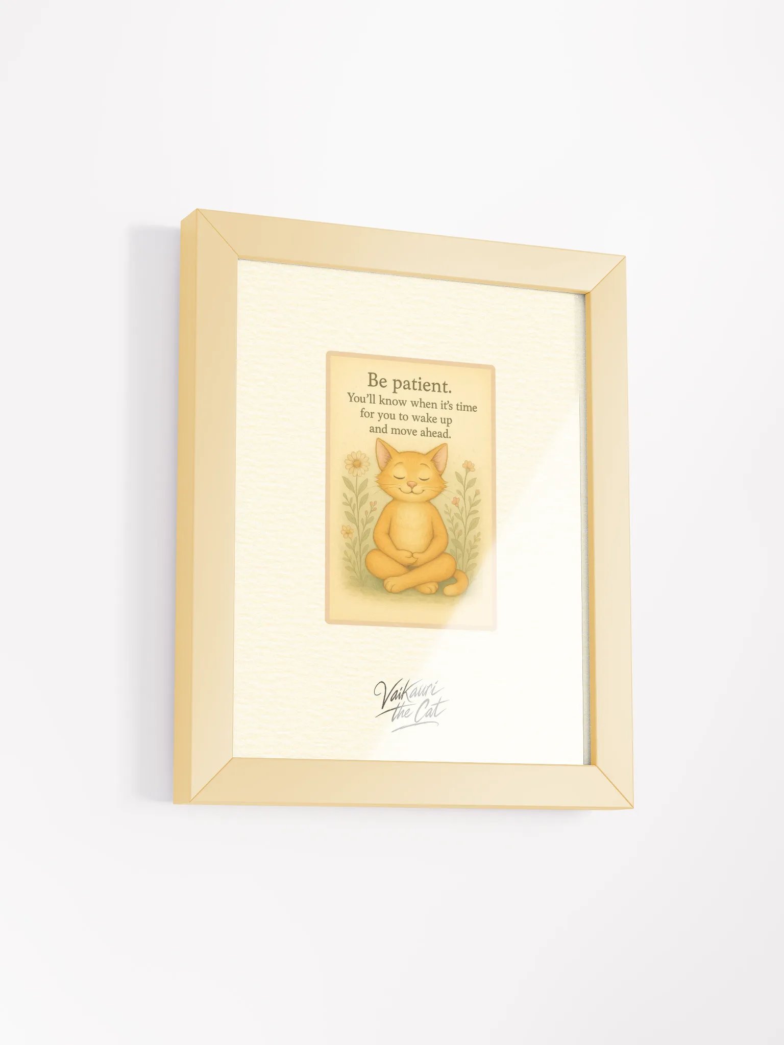 Vaikauri Cat Framed Artprint product image (4)