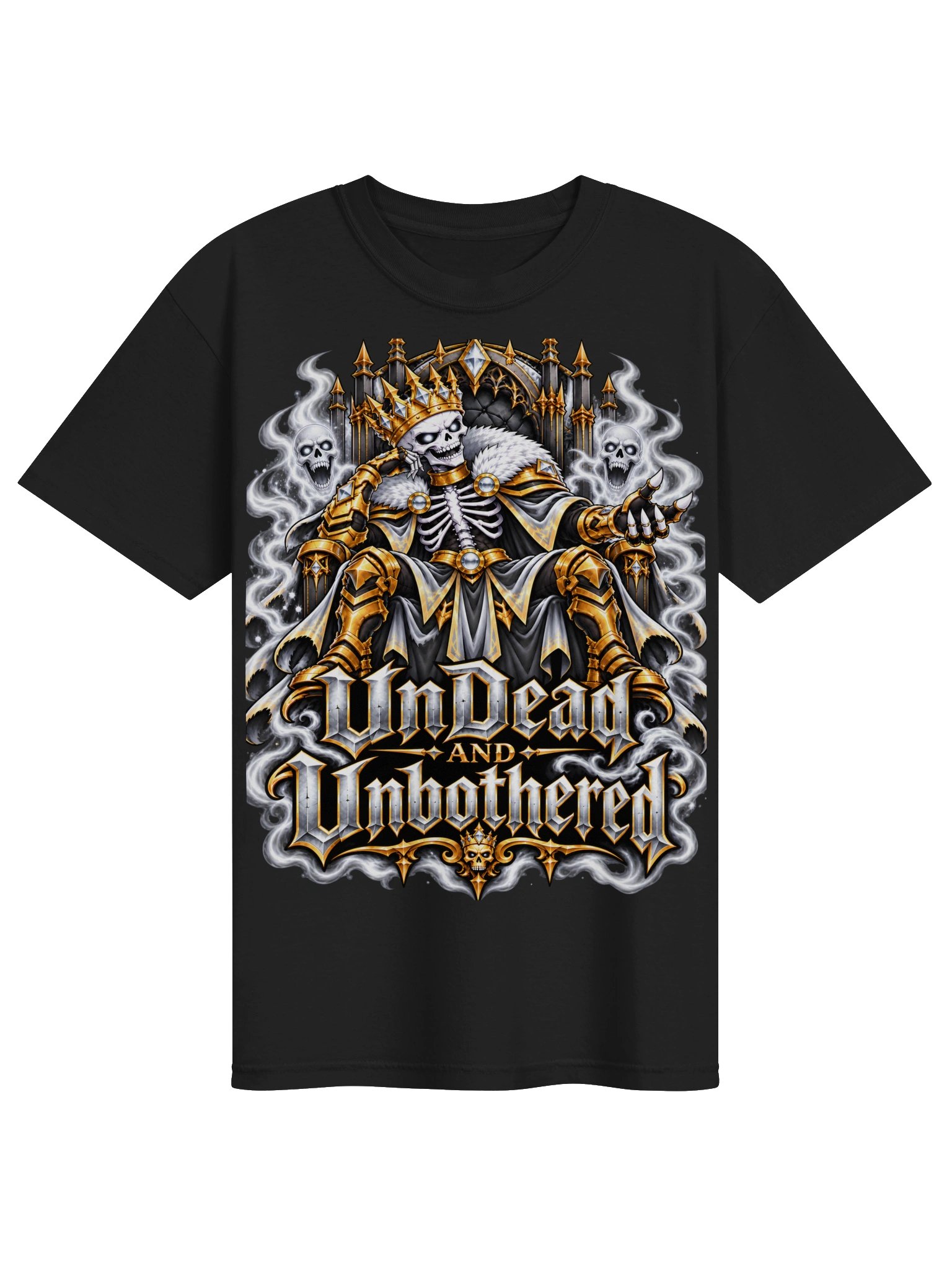 Undead and Unbothered Tee (White) product image (1)