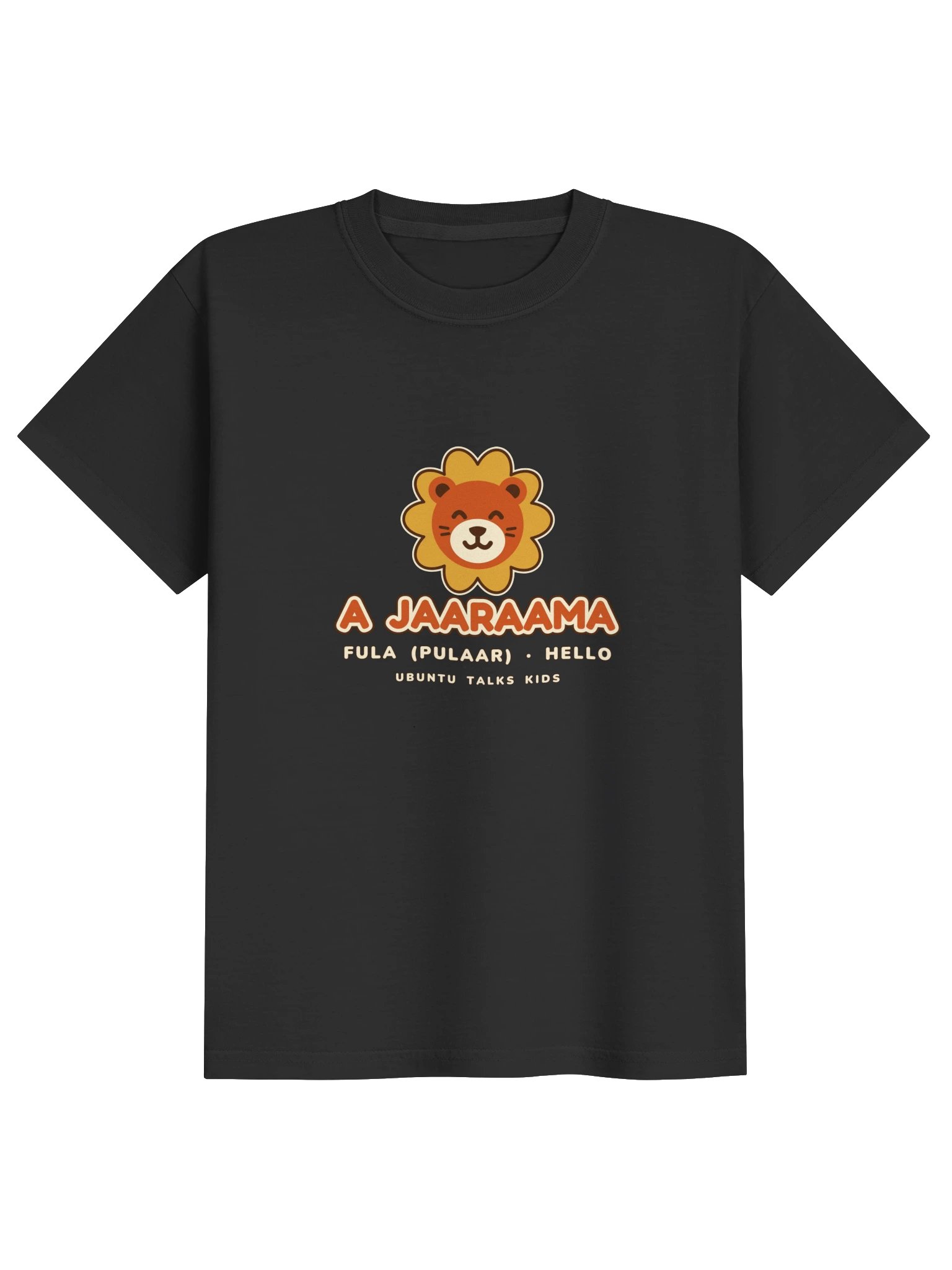 Hello Safari — A JAARAAMA | Fula (Pulaar) Kids Heavyweight Tee product image (1)