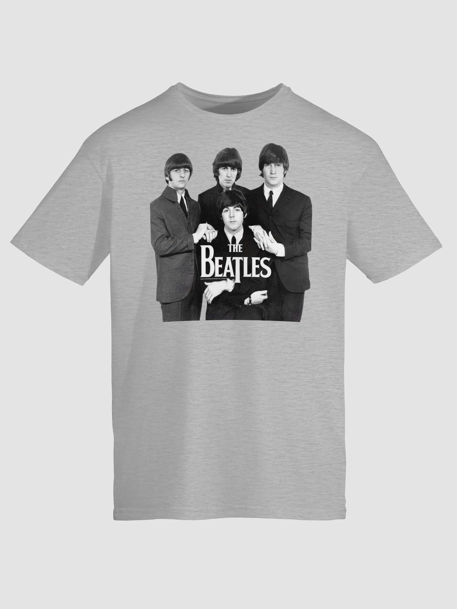The Beatles Classic Portrait T-Shirt | Black and White Vintage Rock Band Tee product image (9)