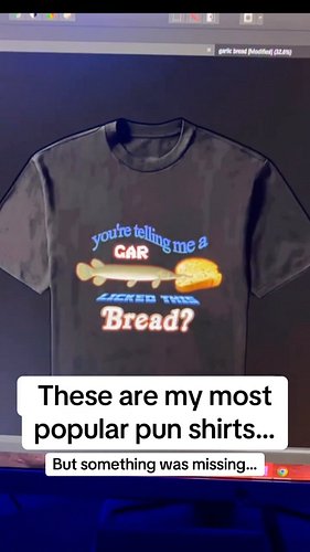 i finally have my most popular word art pun tees available on Etsy 🥳 only took me three years to add them there 

#printify #...
