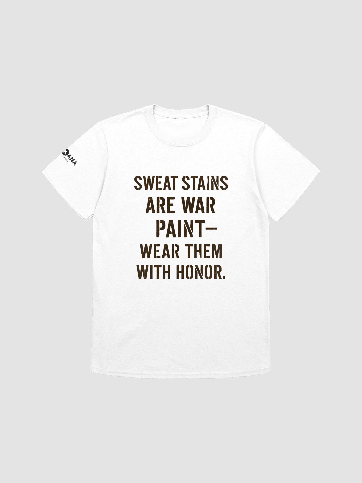 War Paint Gym Quote Tee – Men’s Graphic T-Shirt product image (1)