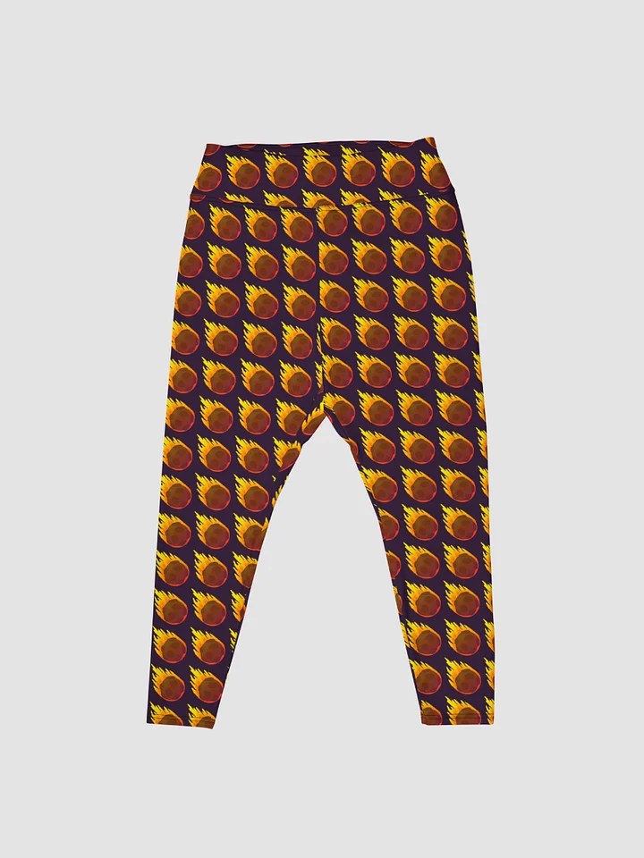 Comet Plus Size Leggings (Dark Purple) product image (1)