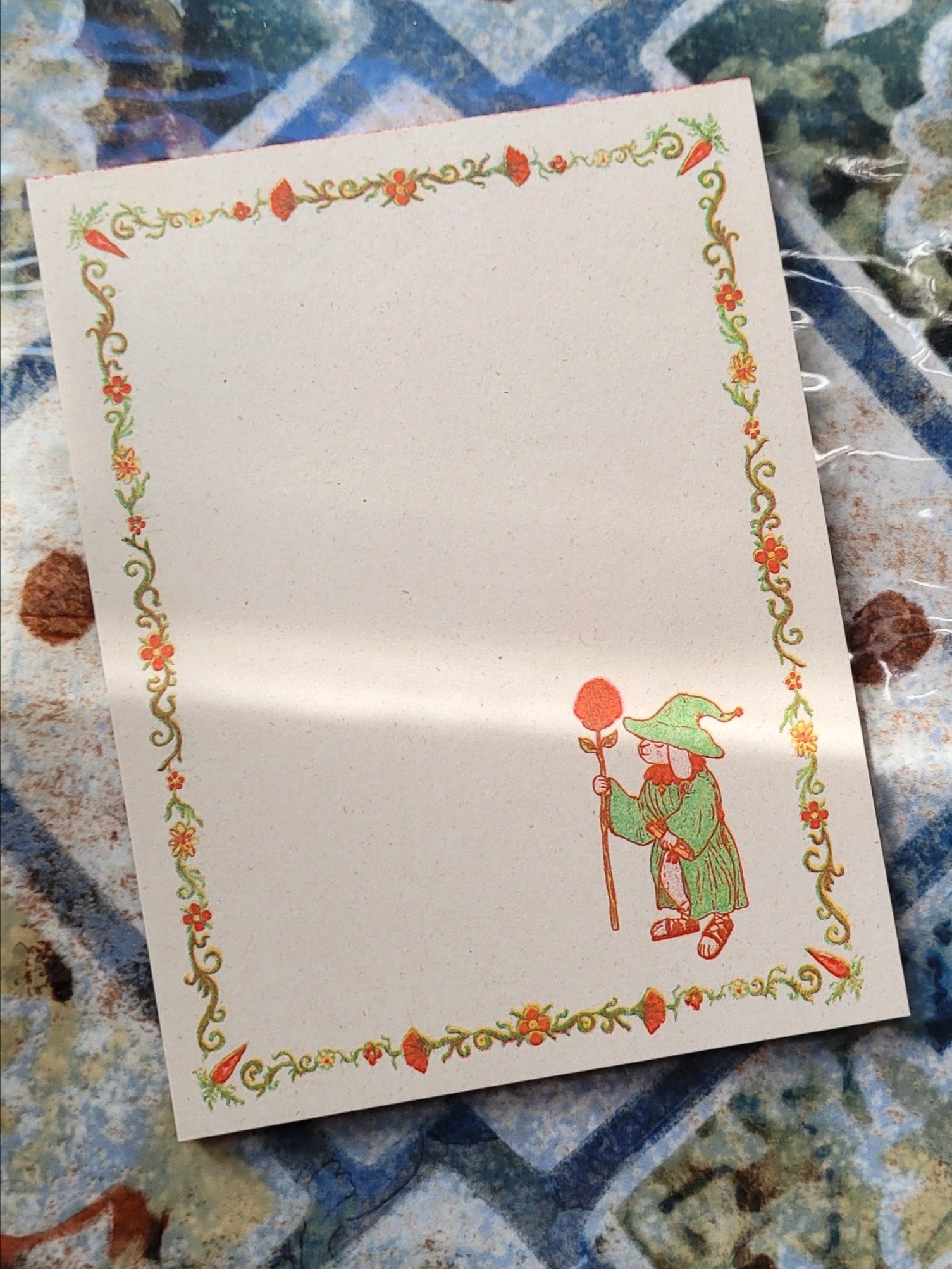 Riso Printed Bunny Wizard Memo Pad product image (3)