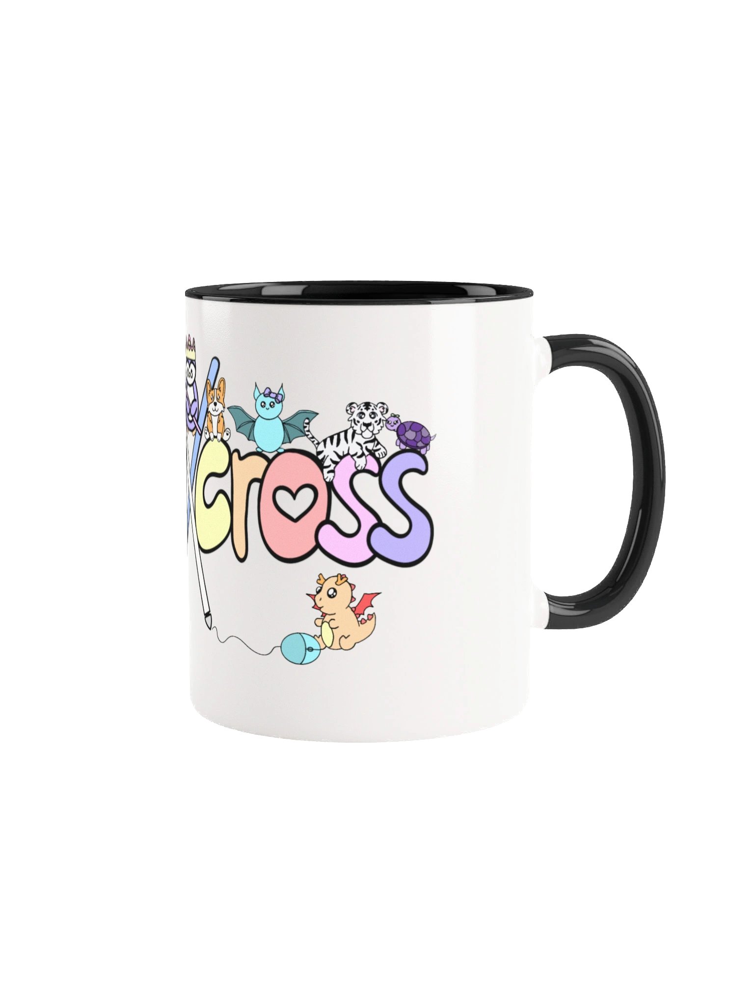 Colorful Mug with Zeyta Cross Logo and Friends product image (9)