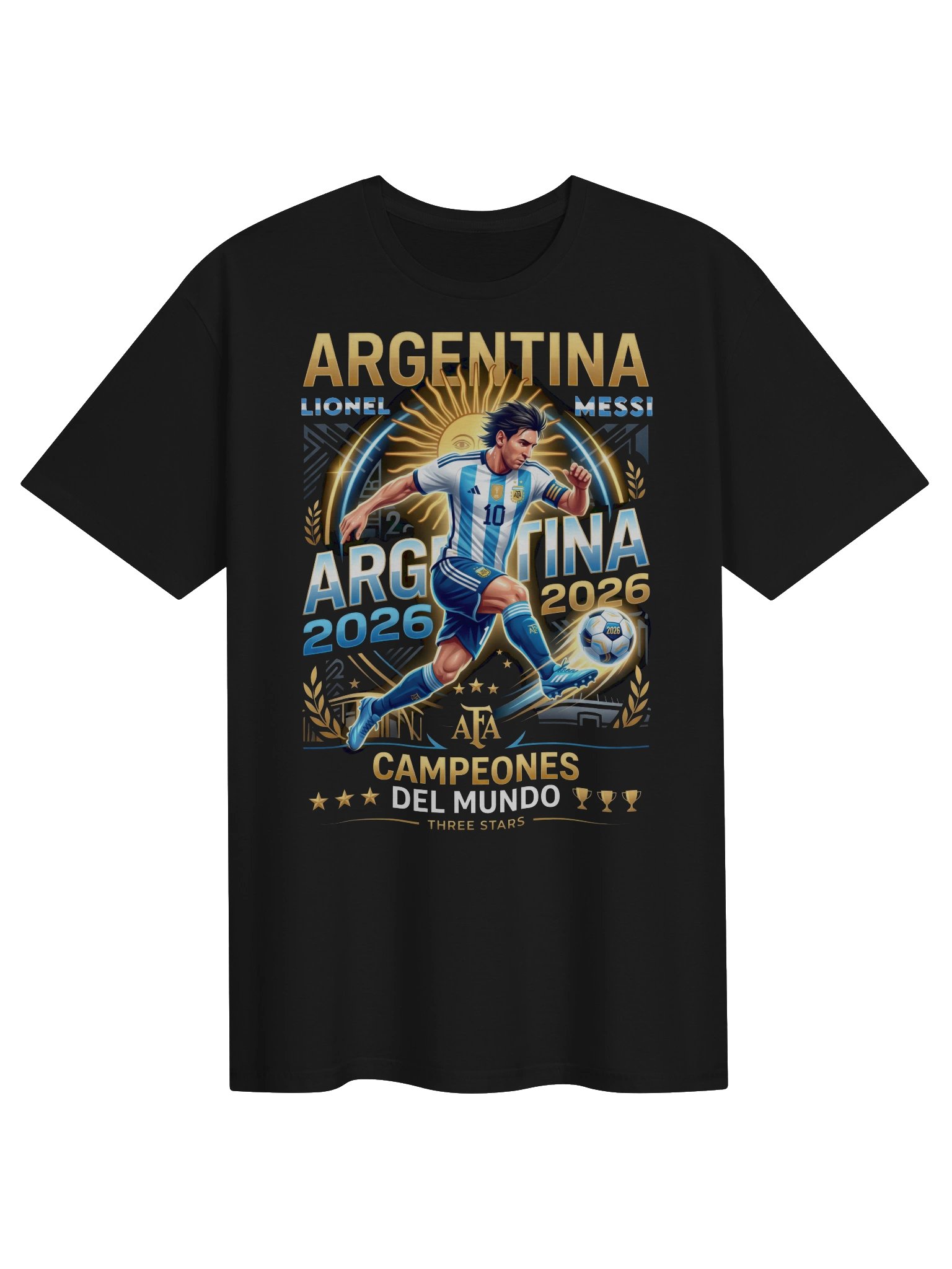 Messi Golden Legacy Argentina Graphic Tee product image (1)