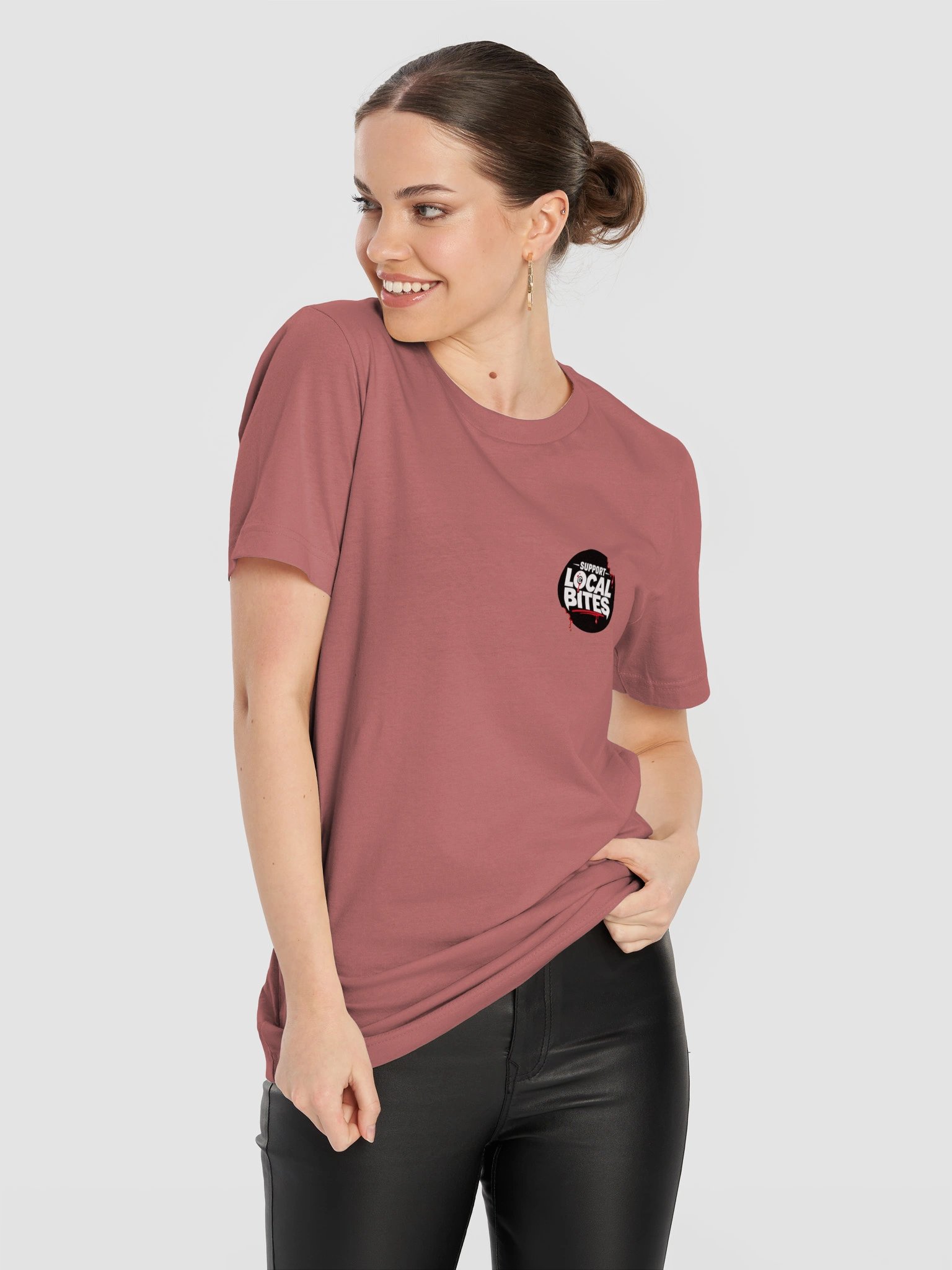 "Support Local Bites" Supersoft T-shirt product image (3)