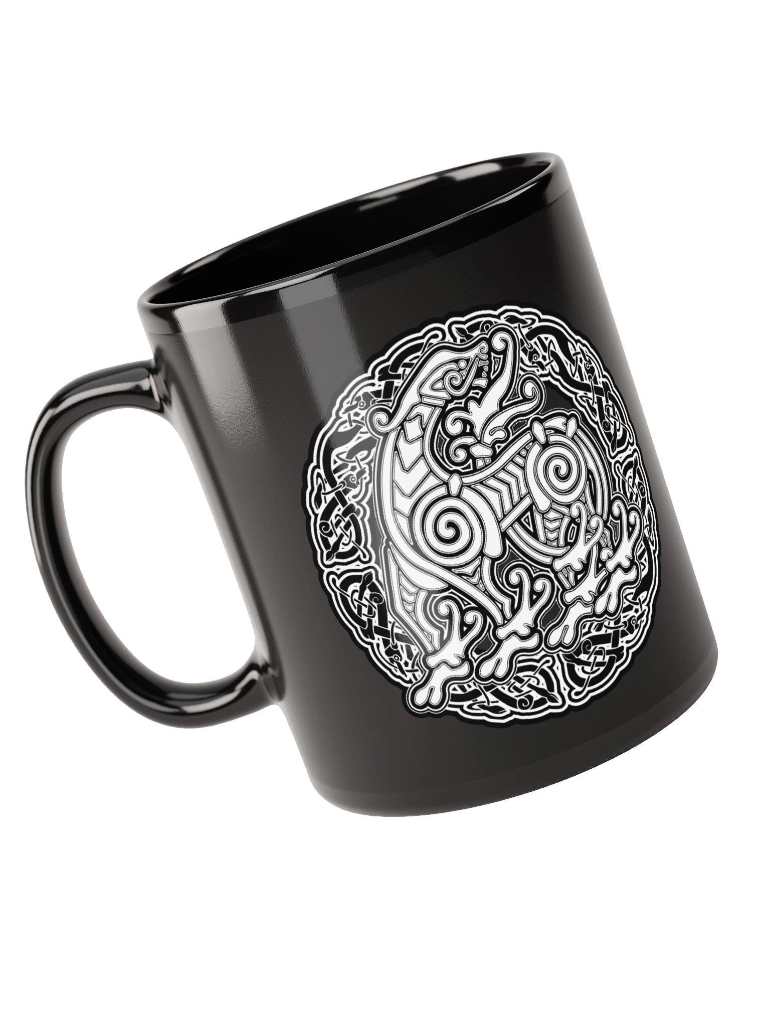 Fenir Circle Celtic - Black Mug product image (9)