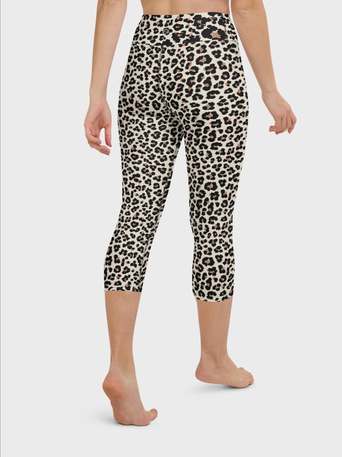 Capri Leggings "Abstract Animal Leopard Skin Fur Pattern" product image (6)